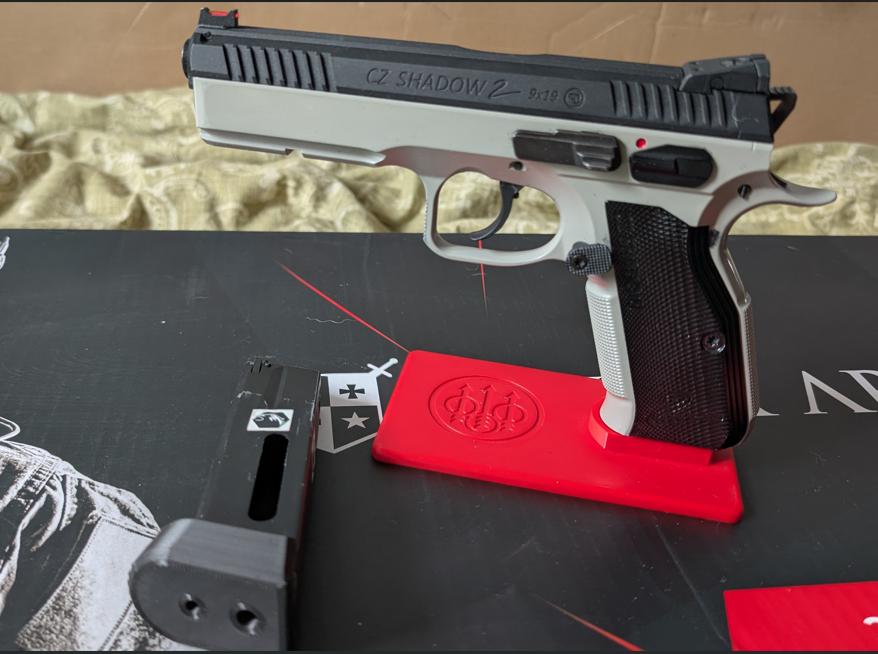 CZ Shadow 2 szara CO2, mag + kabura