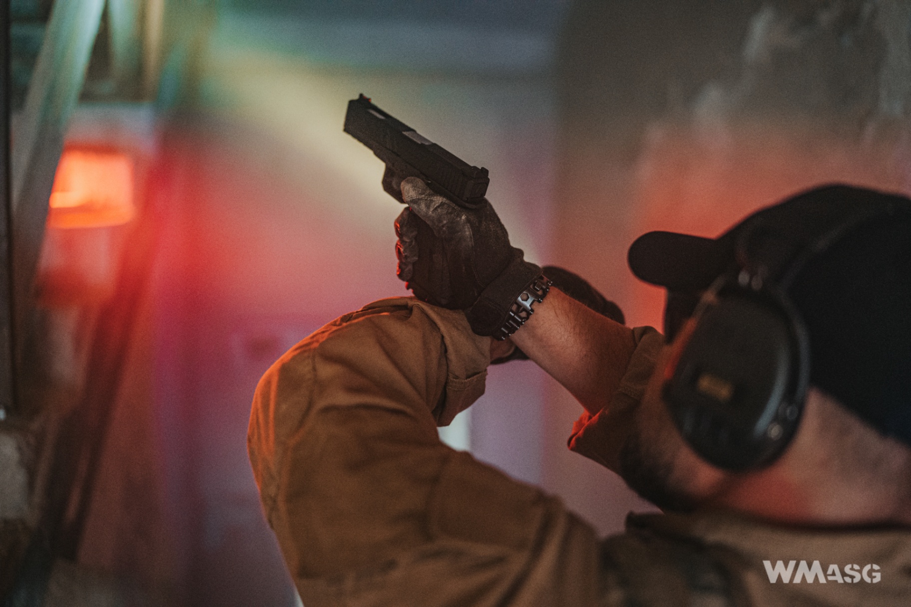 RedWolf Airsofy Agency Arms EXA w plenerze