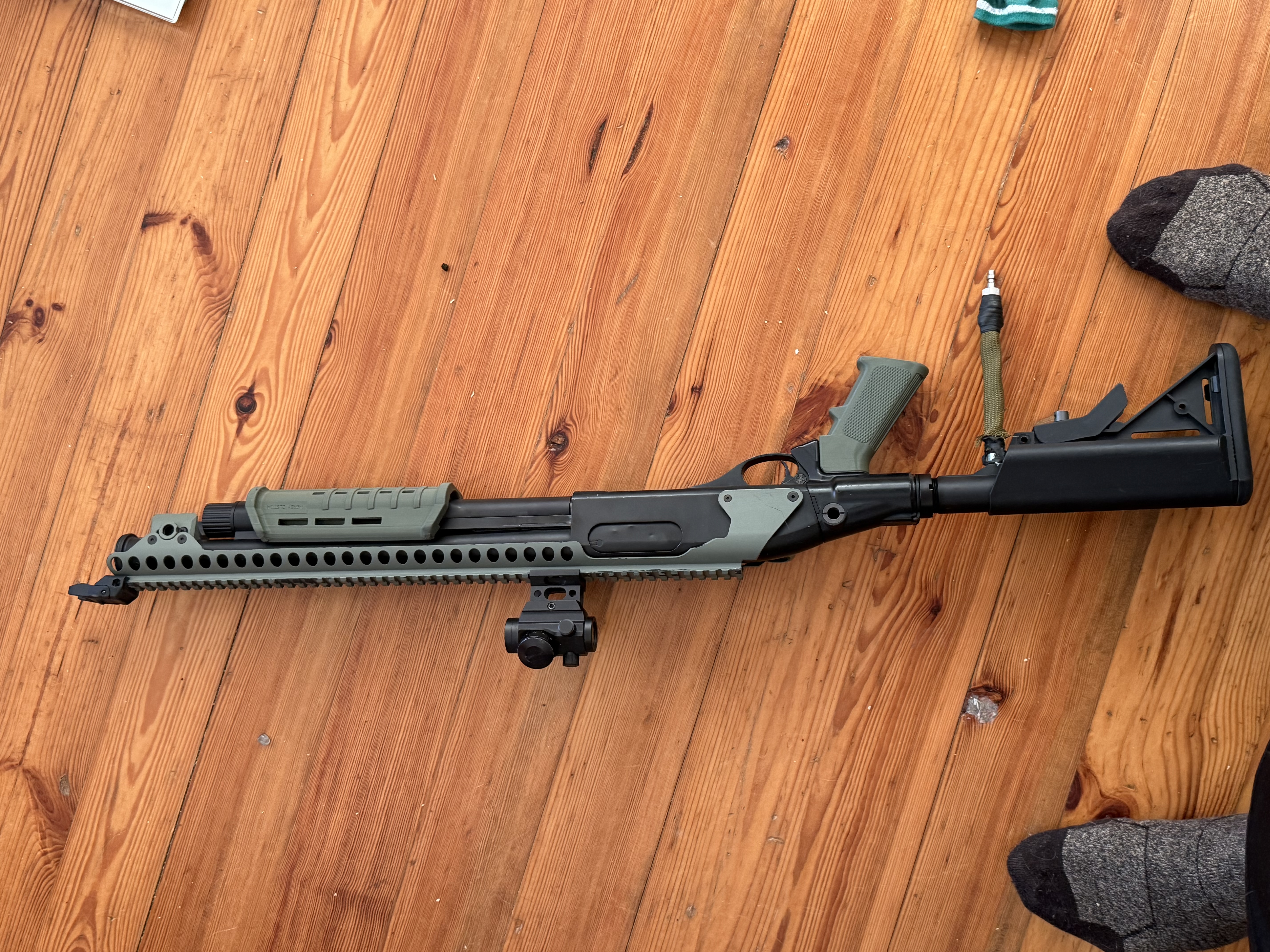 Strzelba jag arms na hpa z kolimoterem i zestawem shellsów