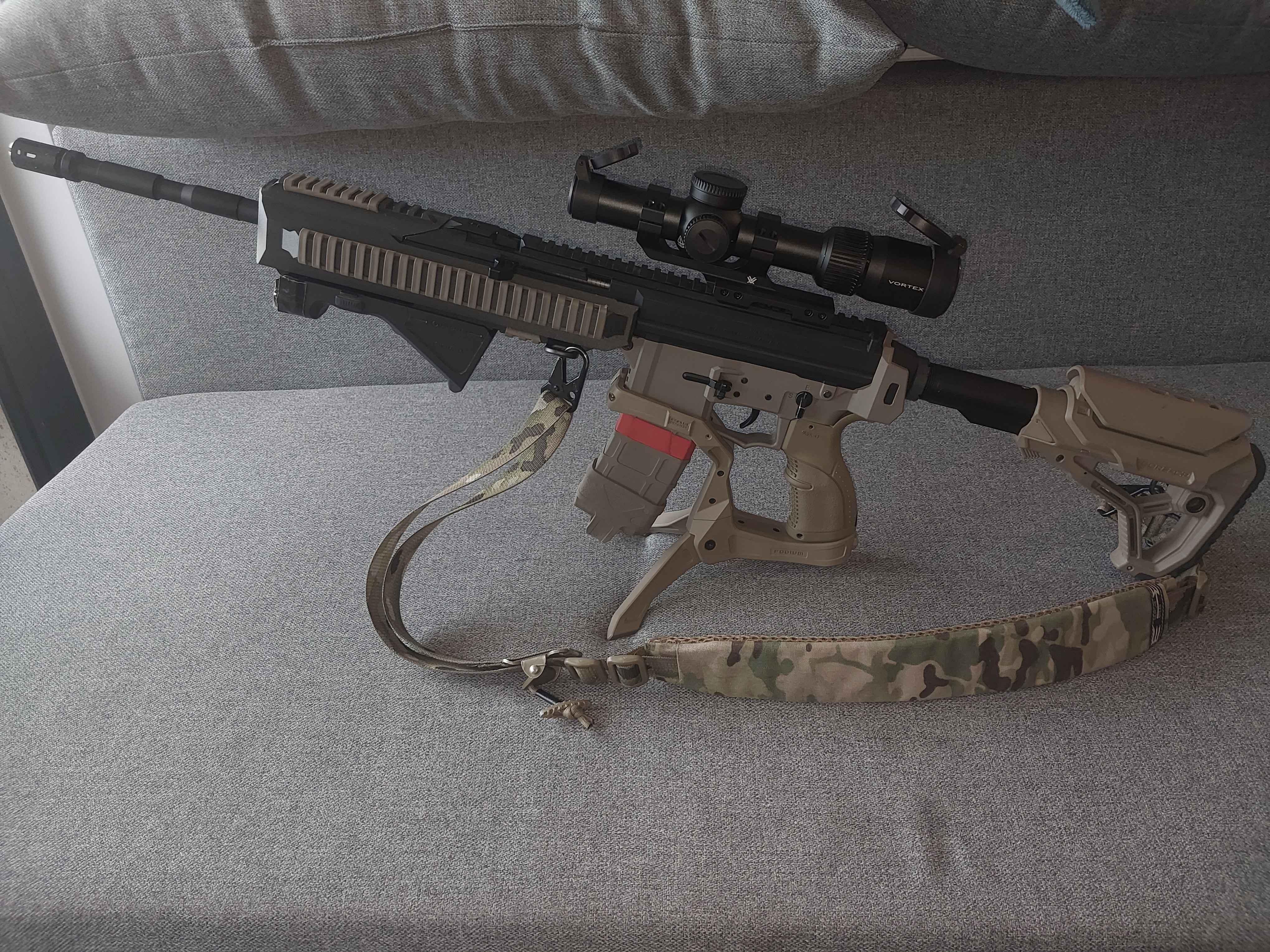 Łoże frontguard HK416 do GHK G5 - wydruk 3D