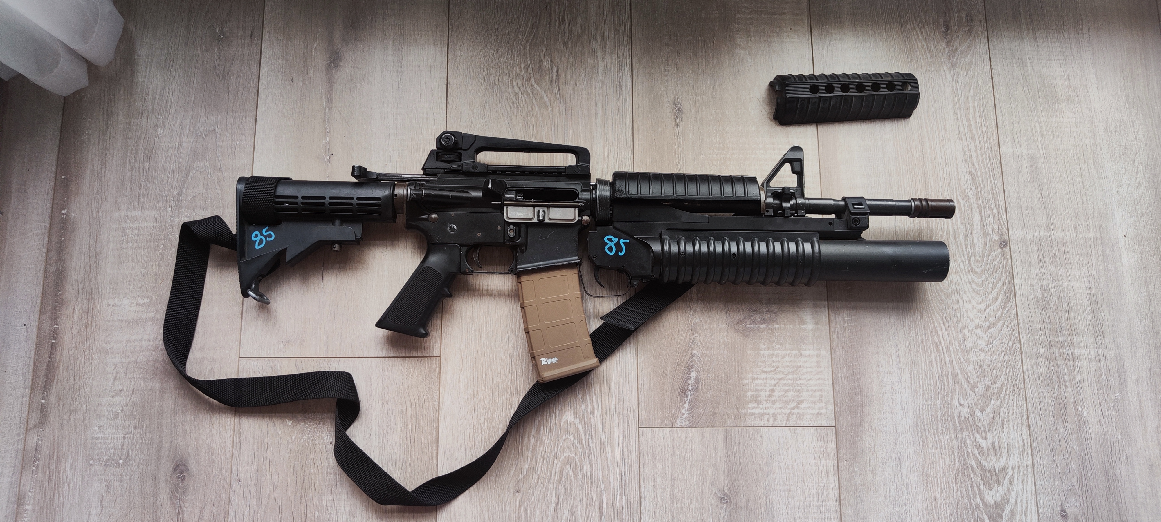 WE M4A1+BOYI M203 // GBBR Cena do nego