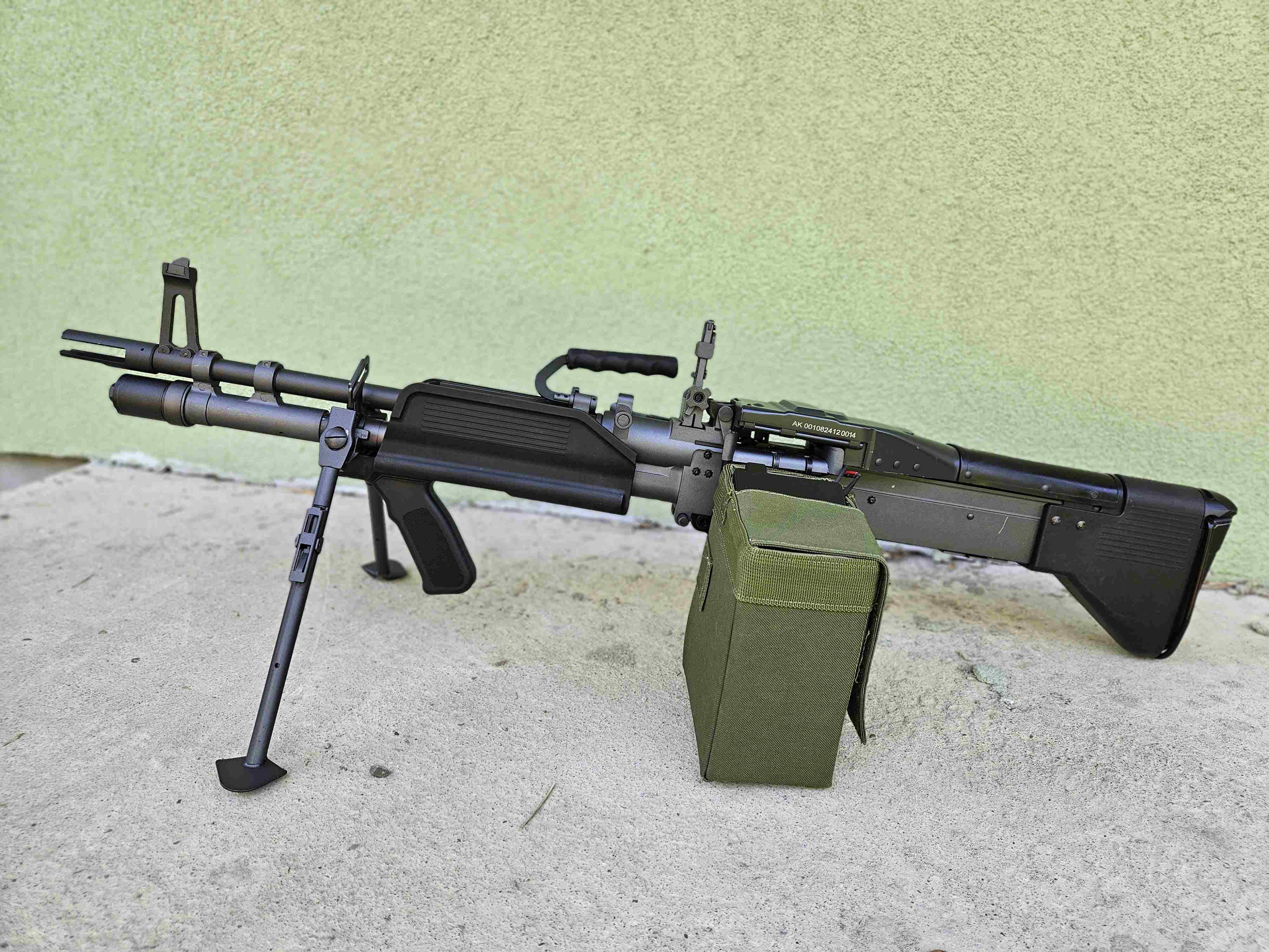 M60 MK43 krowa 420fps na gwarancji z baterią Lipo 11,1V