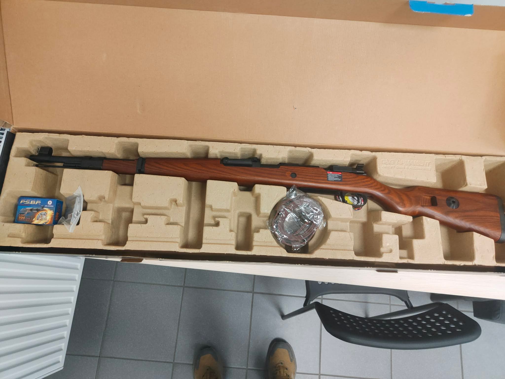 Kar98 g&g na łuski praktycznie nowy z wadą