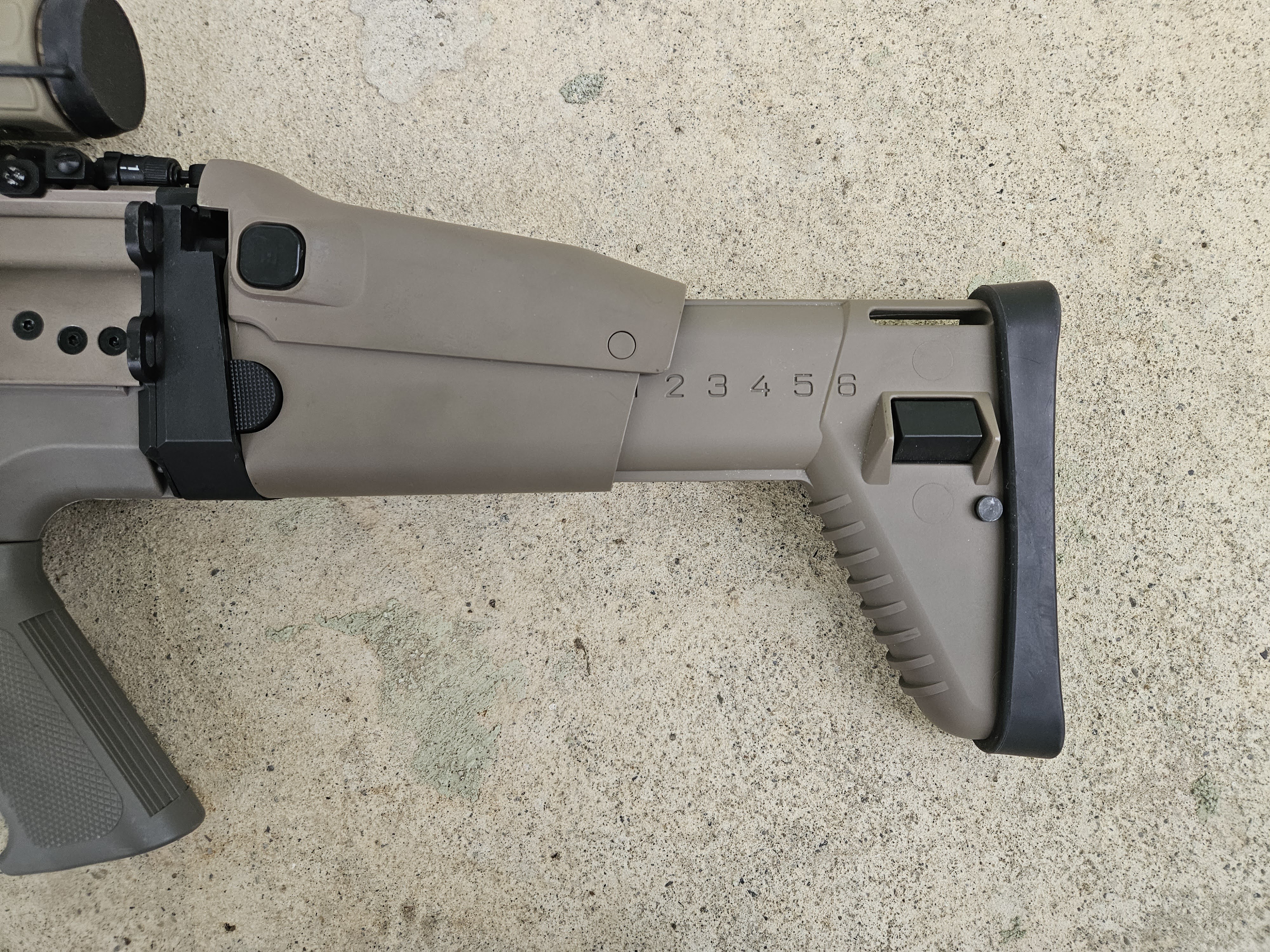 SCAR H 415fps stan bdb z Lipo 11,1V