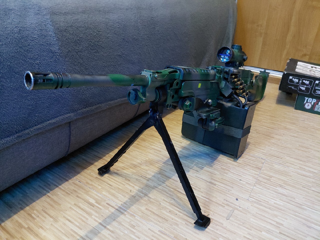 M249 Specna Full Metal + 4 boxy