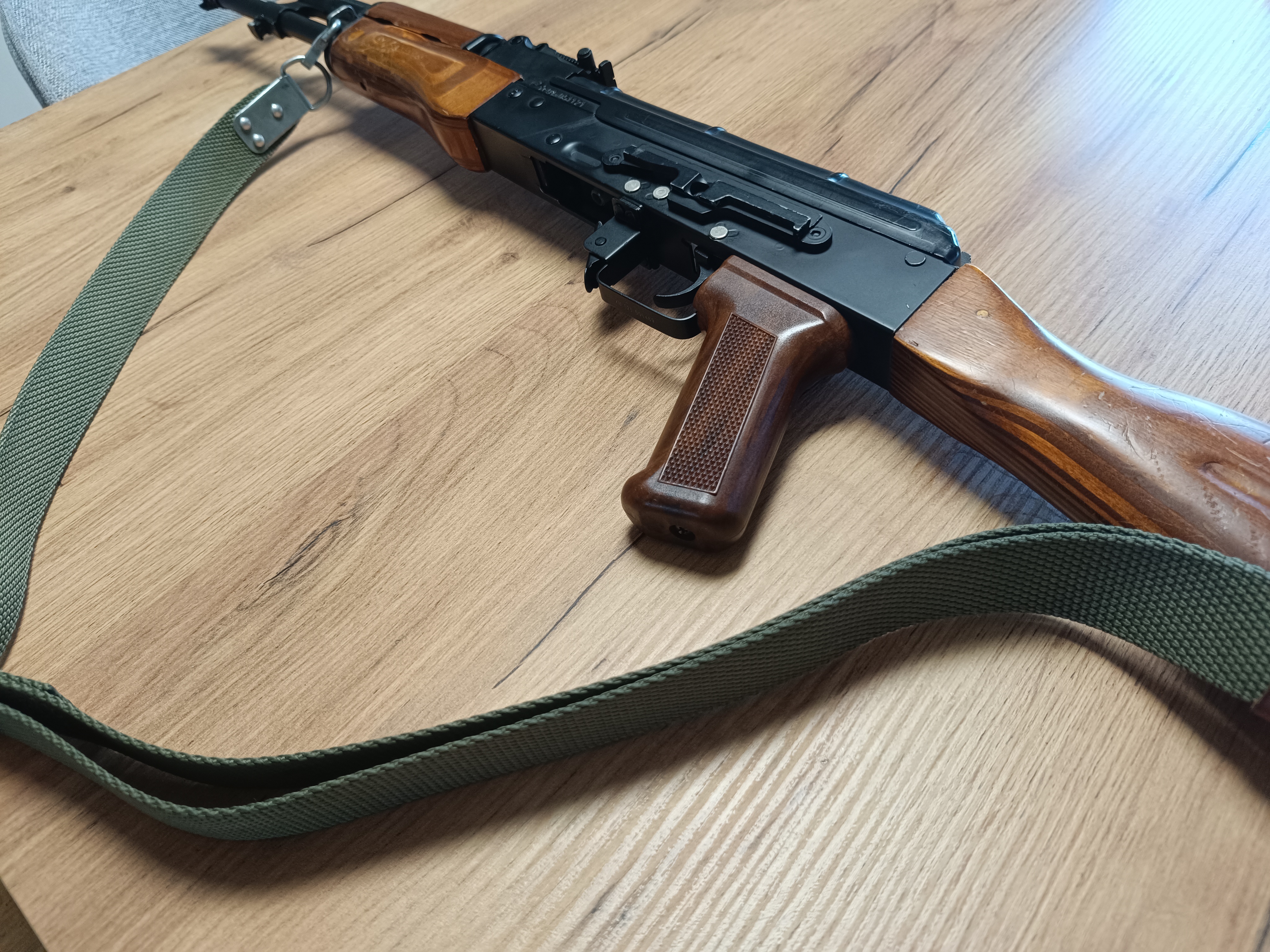 Karabin ASG - AKM Metal i drewno 440 FPS