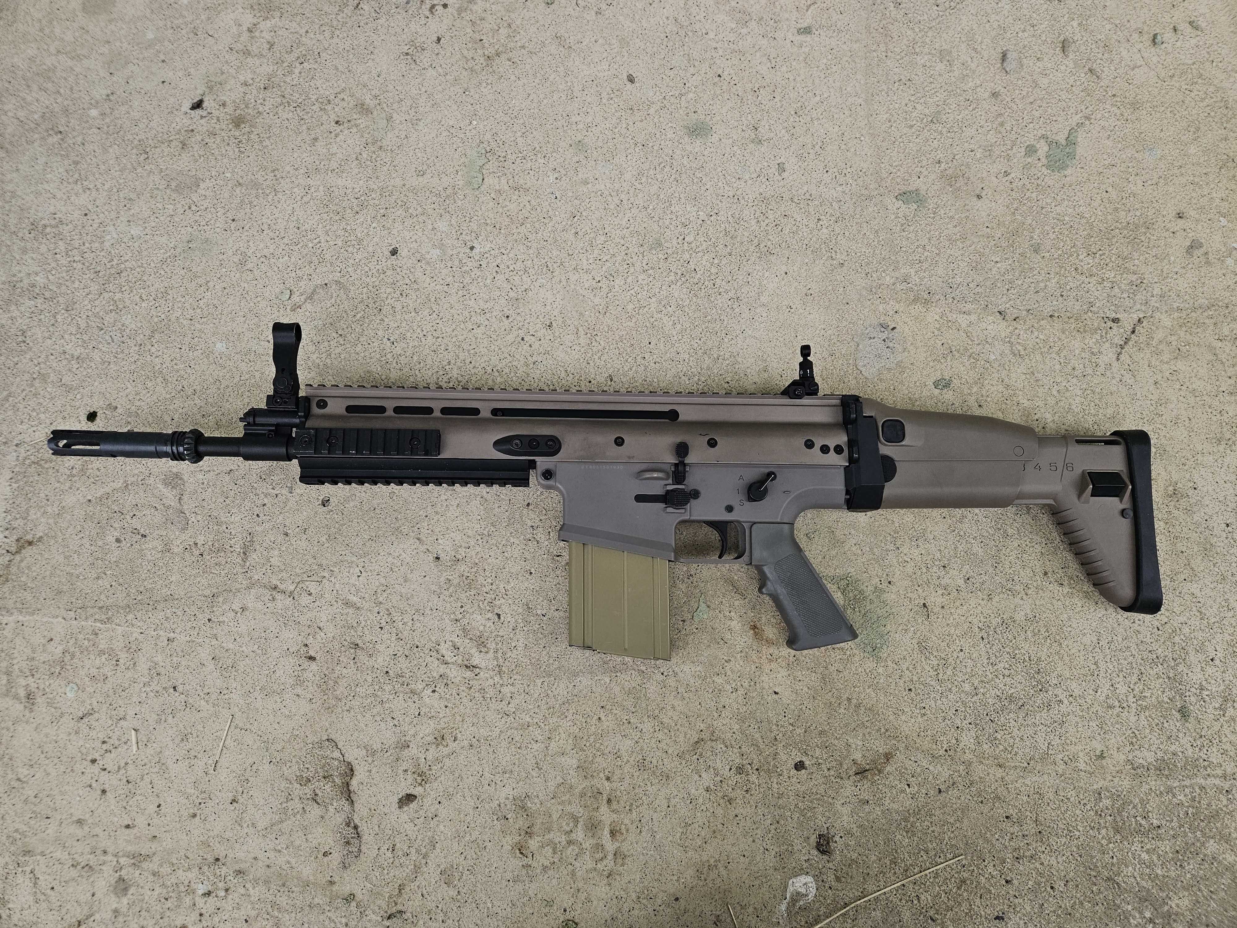 SCAR H 415fps stan bdb z Lipo 11,1V