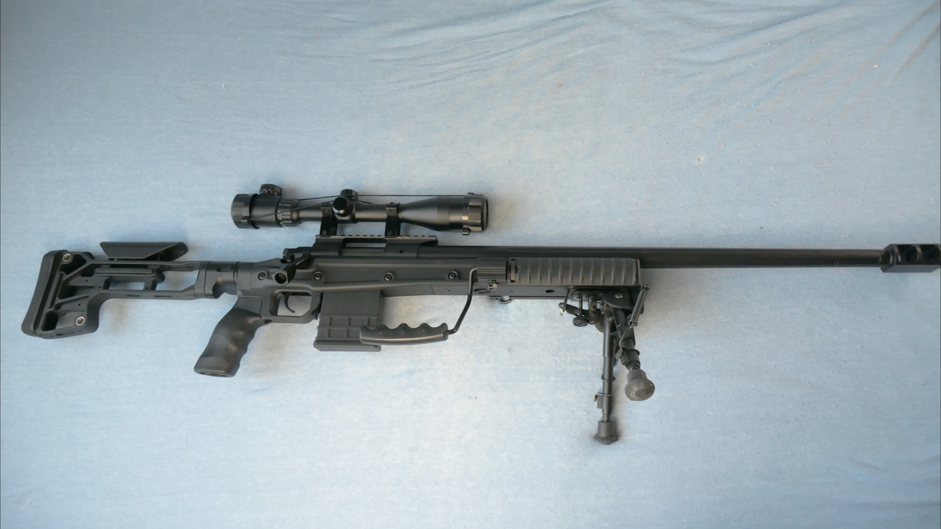 CYMA CM.707-U Pełen zestaw z lunetą, dwójnogiem i 2 dodatkowymi magazynkami