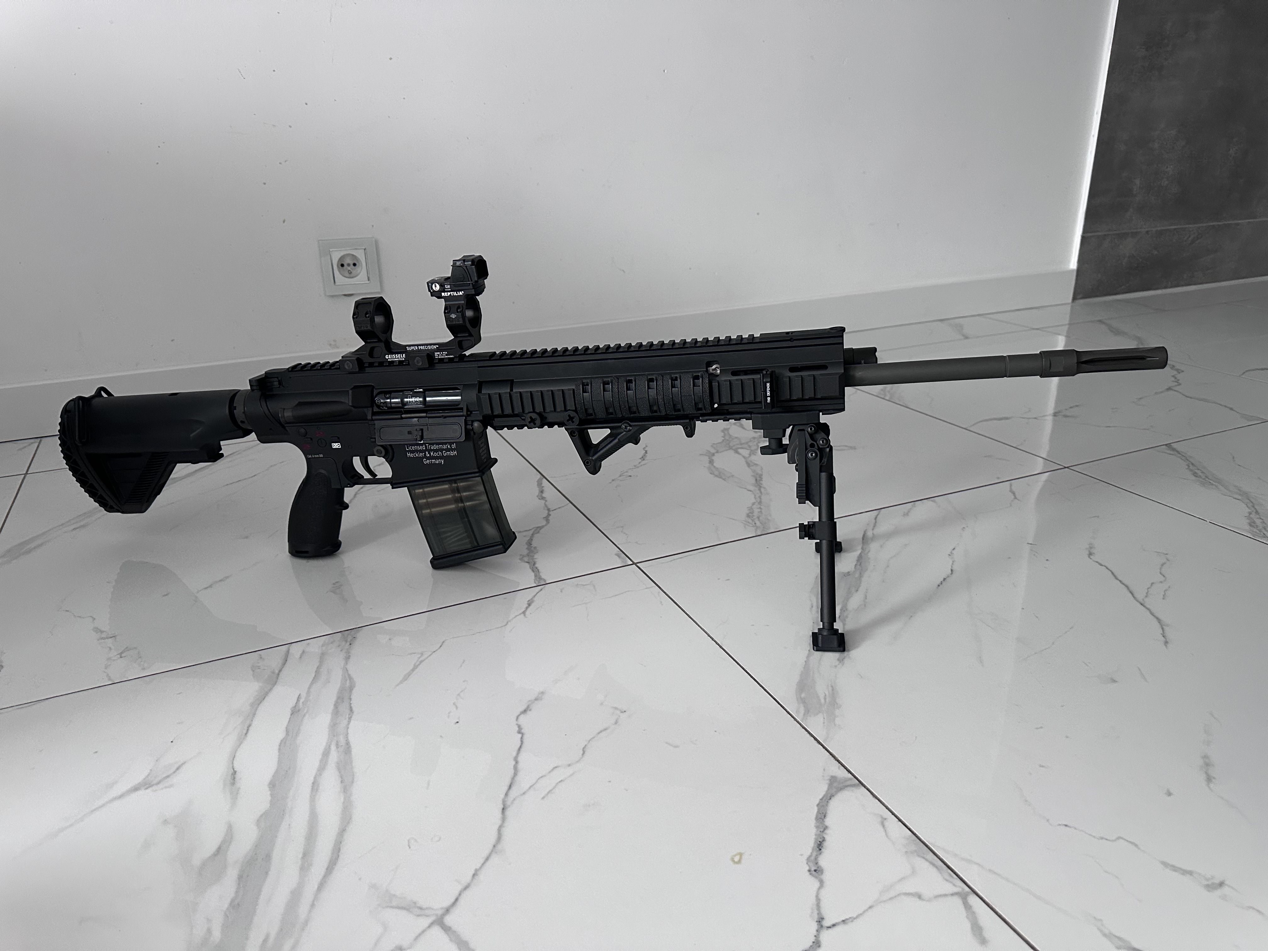 HK417 Sniper V2 Umarex/VFC HK Licensed + dodatki, nieużywany