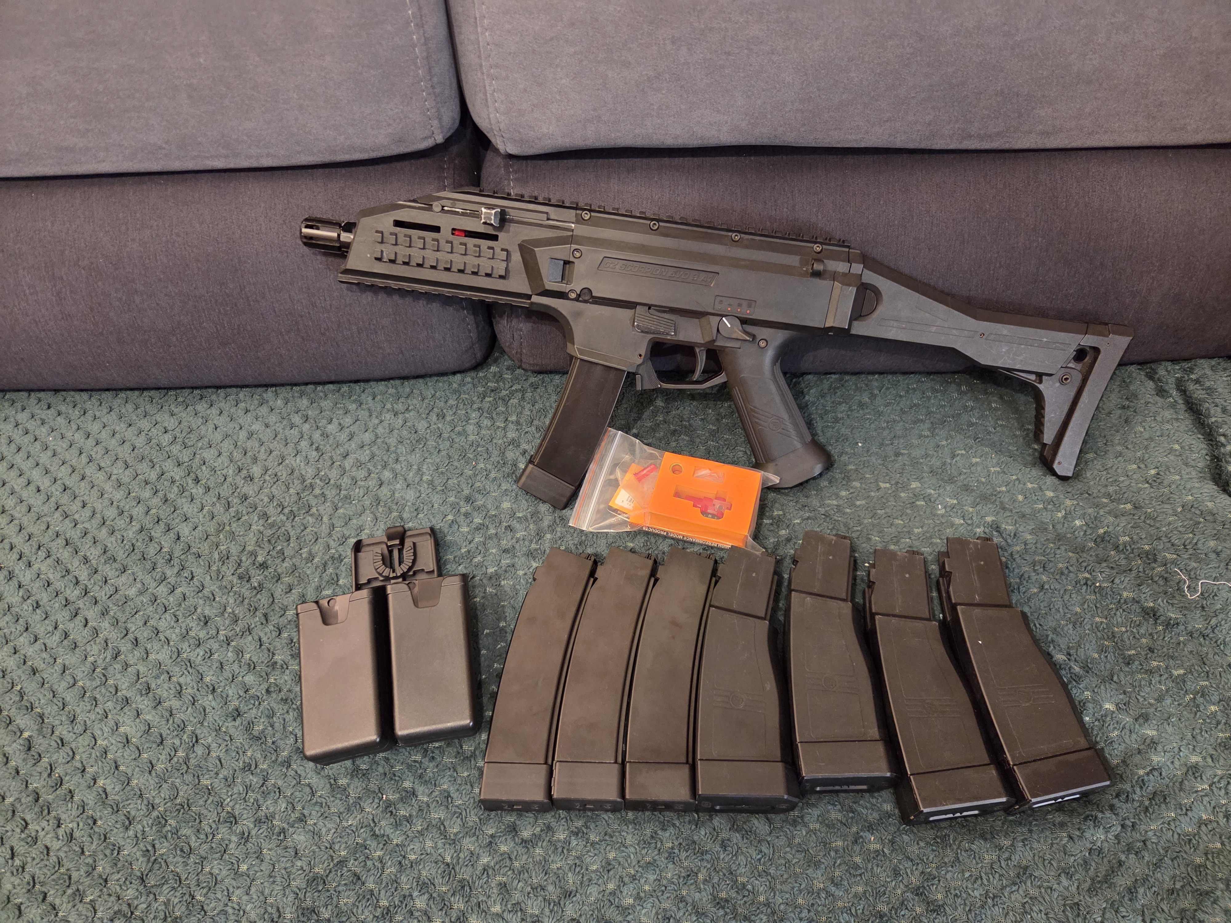CZ Scorpion EVO 3 A1 SHS 16:1, ~1,1 J 0,28g