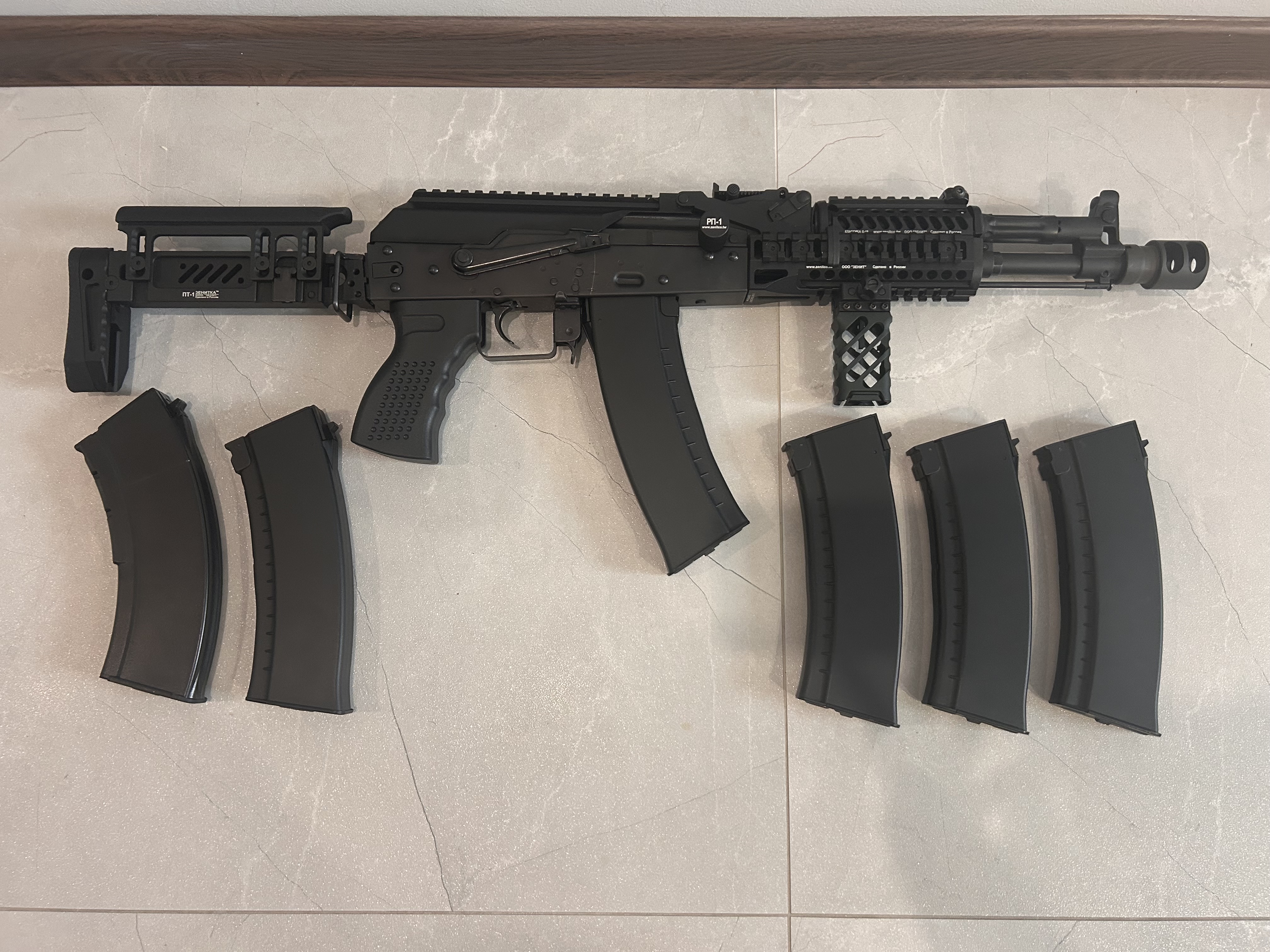 Replika LCT AK 104/105 ZK-104 Zenitco Perun Ifrit + 6 magazynków 1.8J@0.32