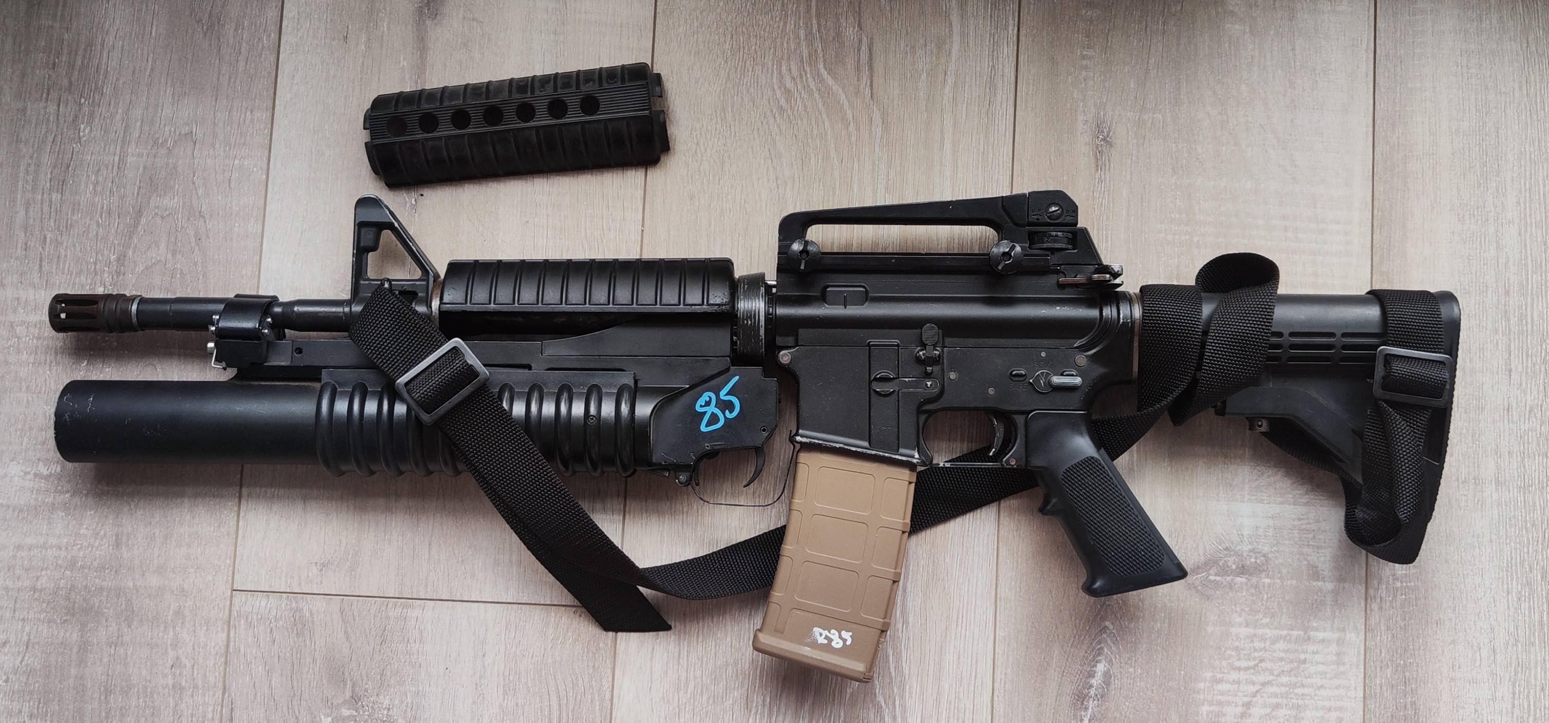 WE M4A1+BOYI M203 // GBBR Cena do nego