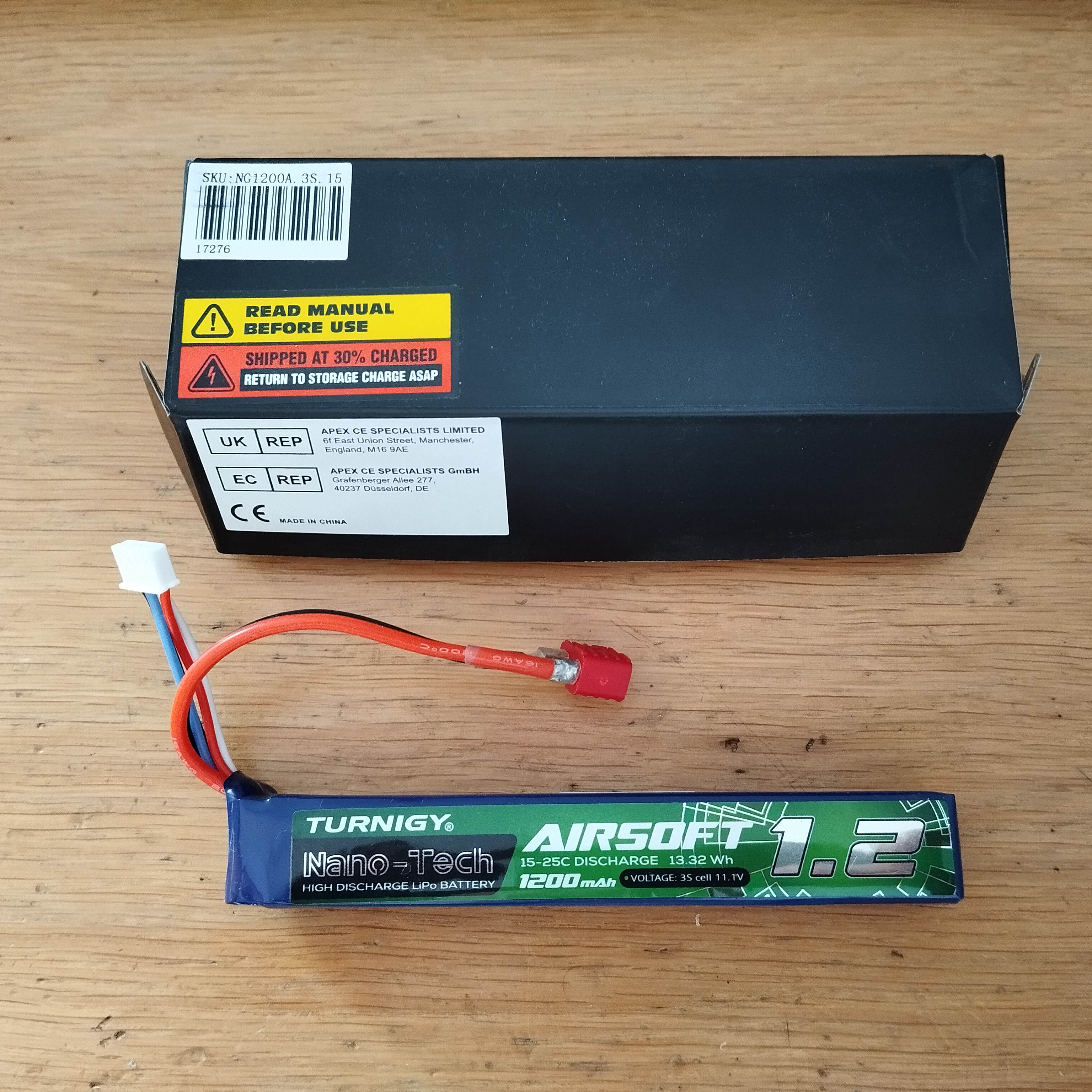 Akumulator LiPo turnigy nanotech 1200mAh 11,1v
