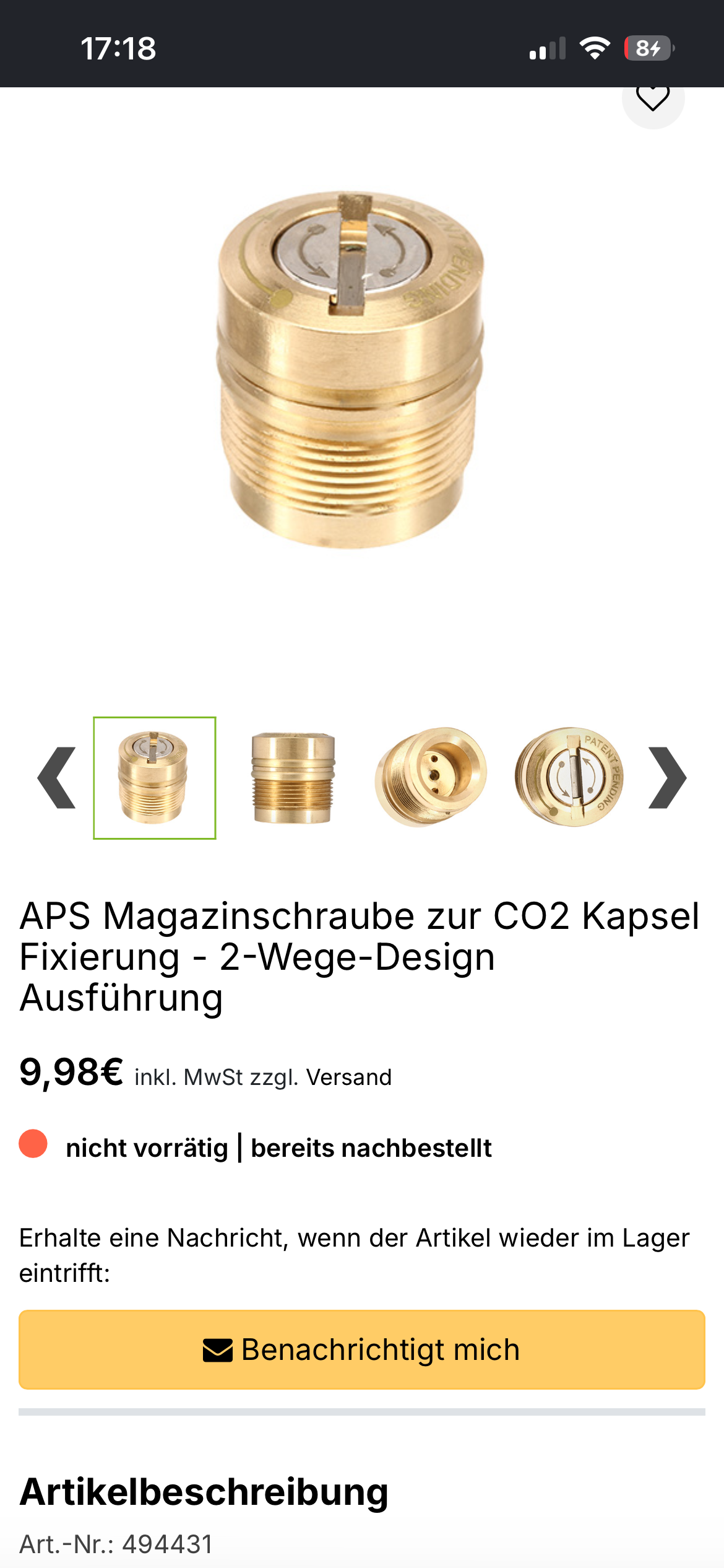 Aps shark co2