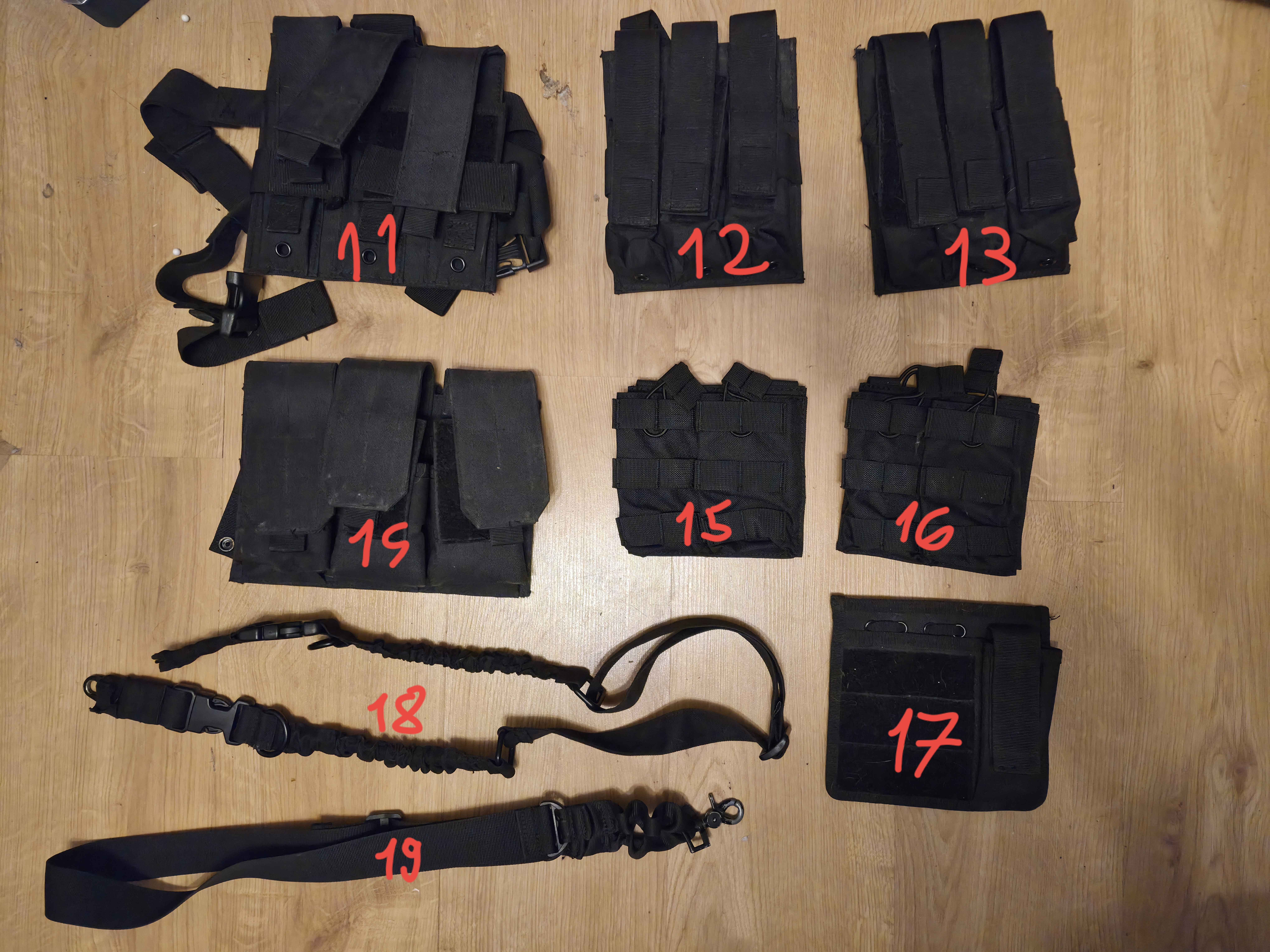 Pełno sprzętu ASG/AIRSOFT m4/ar15 - mp5, kolimator/luneta ładownice, zawieszenia