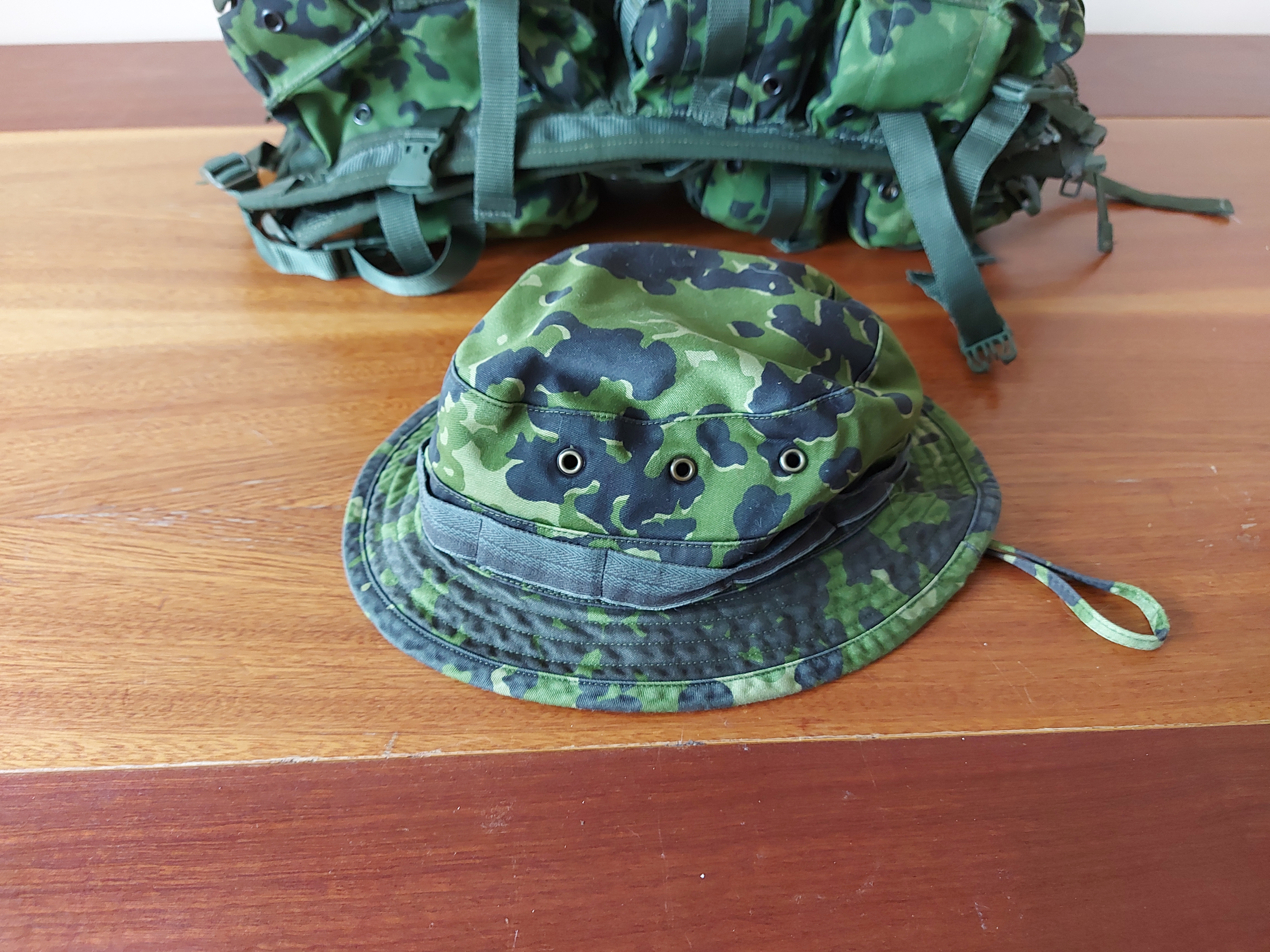 Kamizelka taktyczna - duński kamuflaż M84, cordura; unikat; ASG