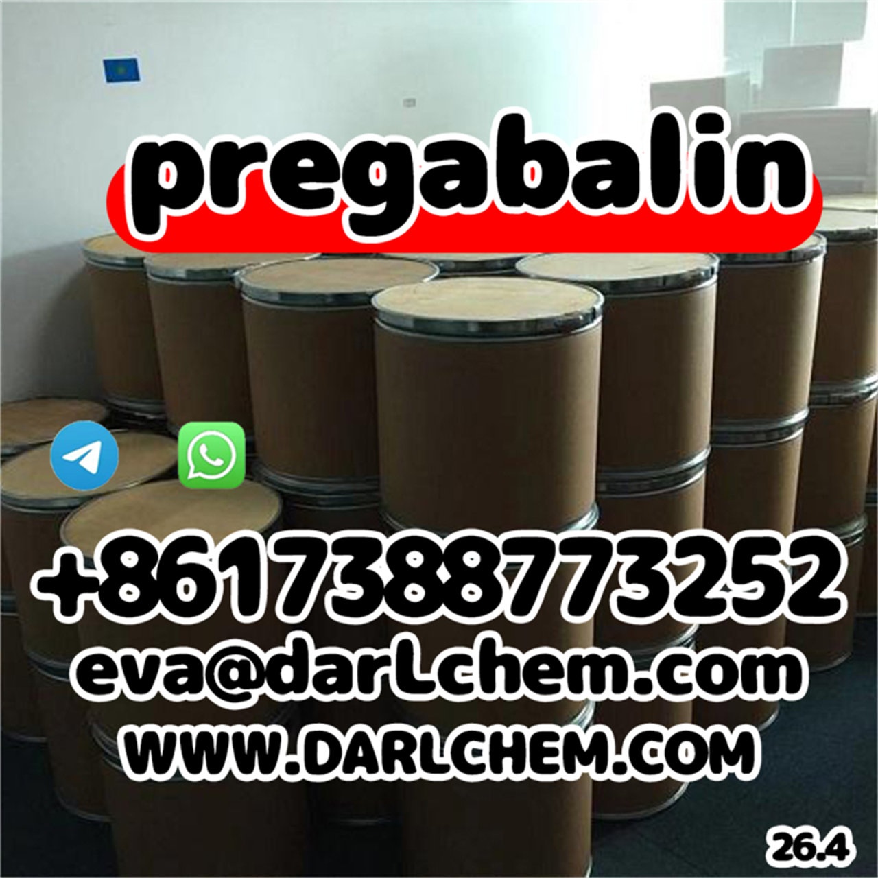 Factory Supply 99.9% purity Prega-balin Powder CAS: 148553-50-8 fast delivery