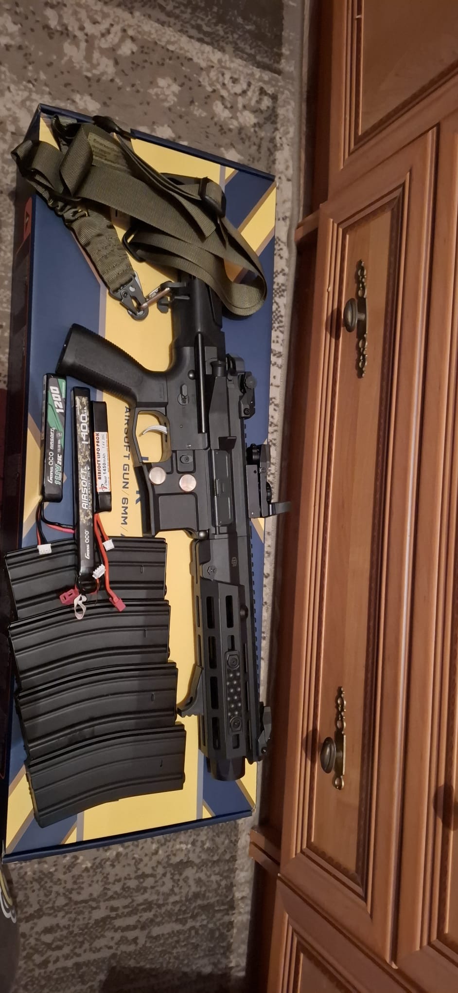 Zestaw replika DE M923G DEX556 5.56 Falcon 3.0 ETU + wyposażenie