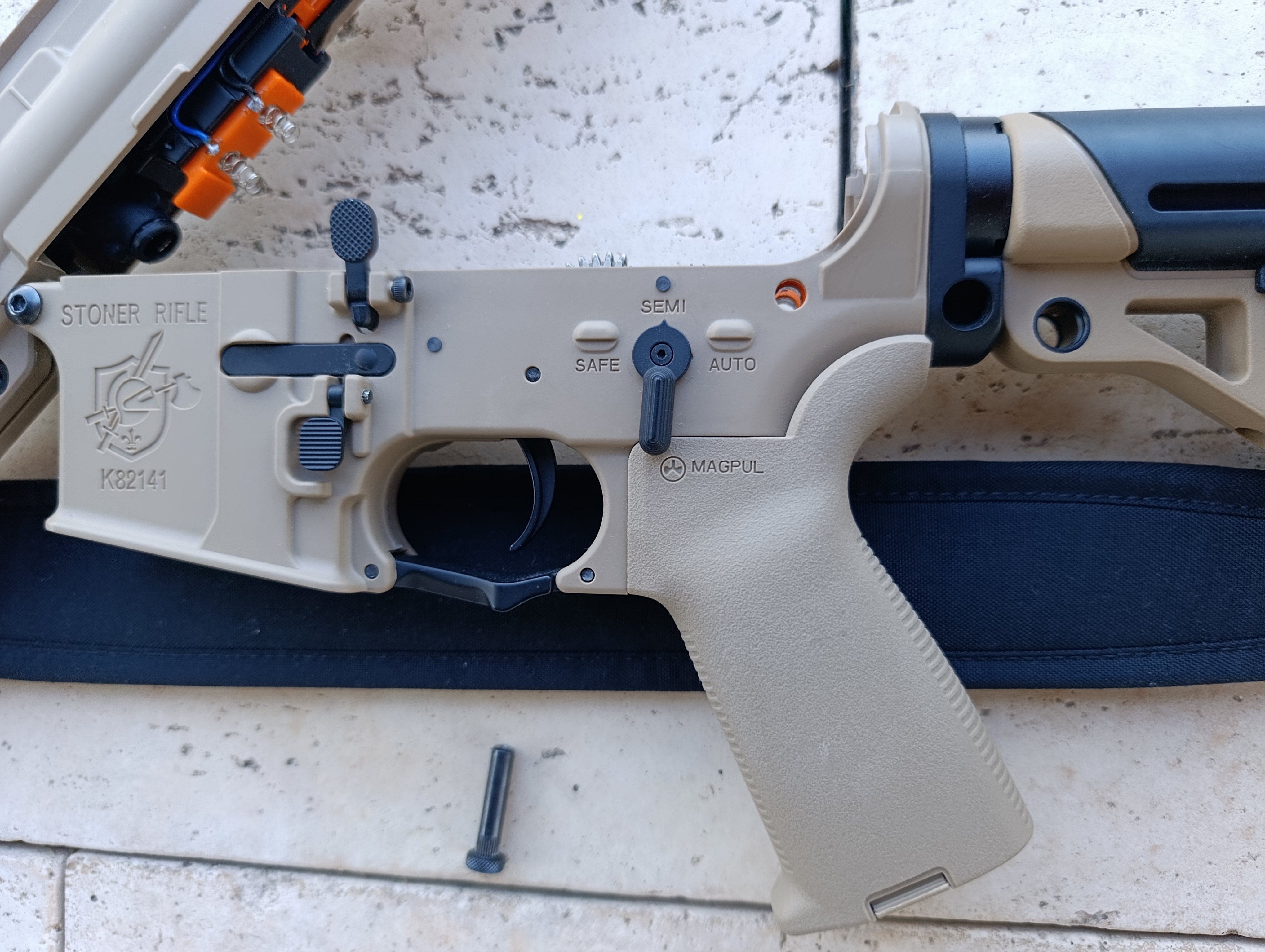 2 Karabiny na kulki żelowe gel blasters najwyższej jakości meta gearbox