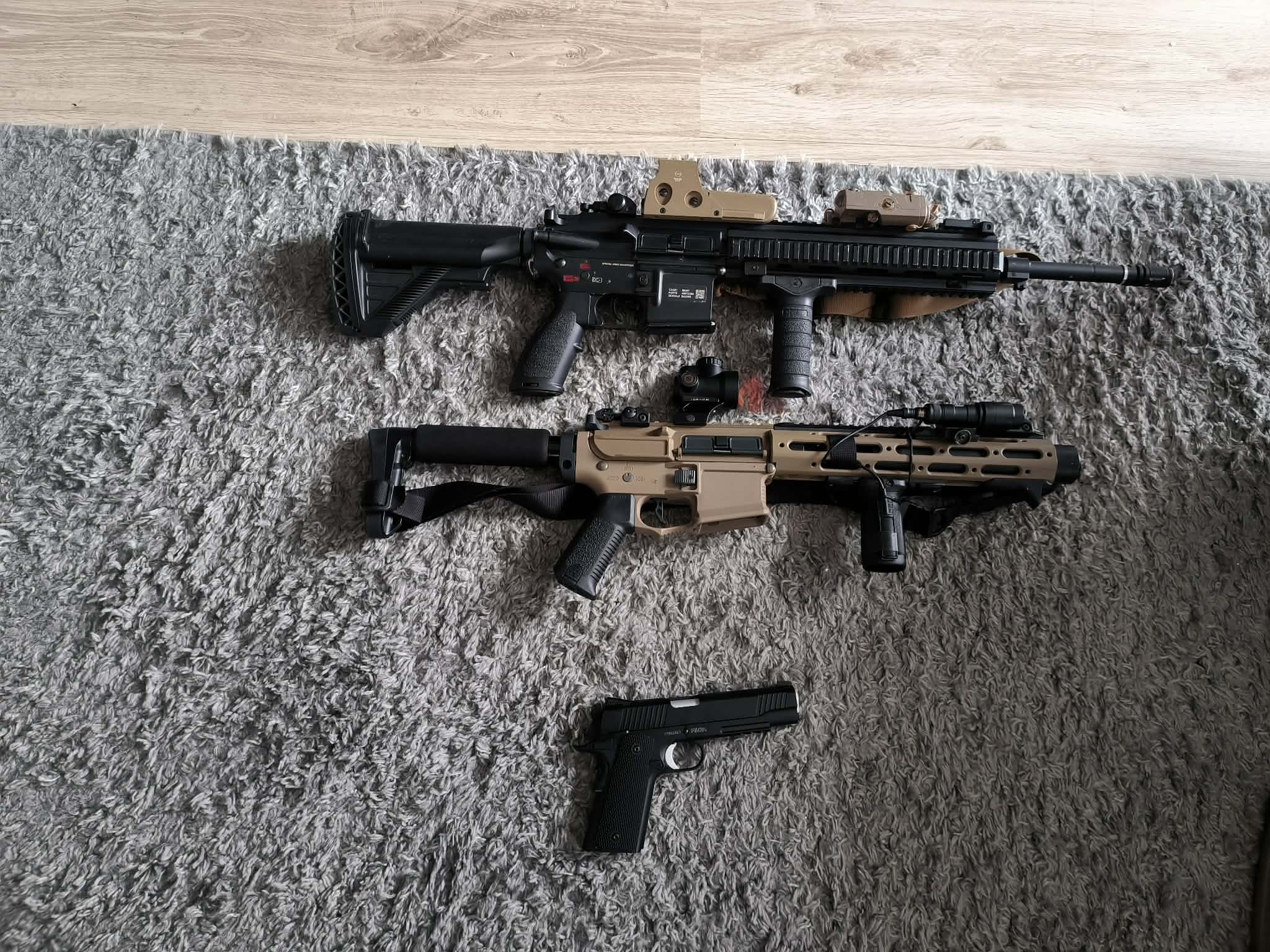 Amoeba, specna, rwa nighthawk