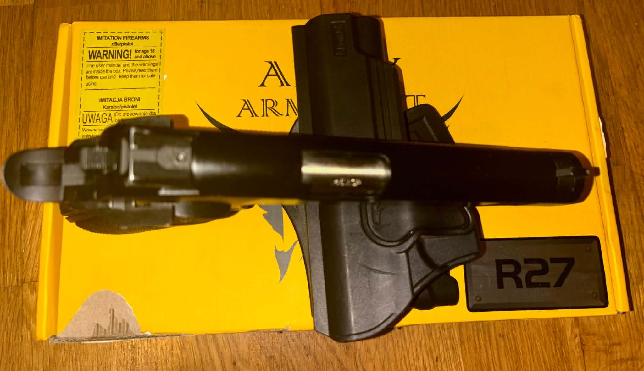 R27 od Army Arment+kabura+część zapasowa do R28 (Czekam na propozycje cenowe)