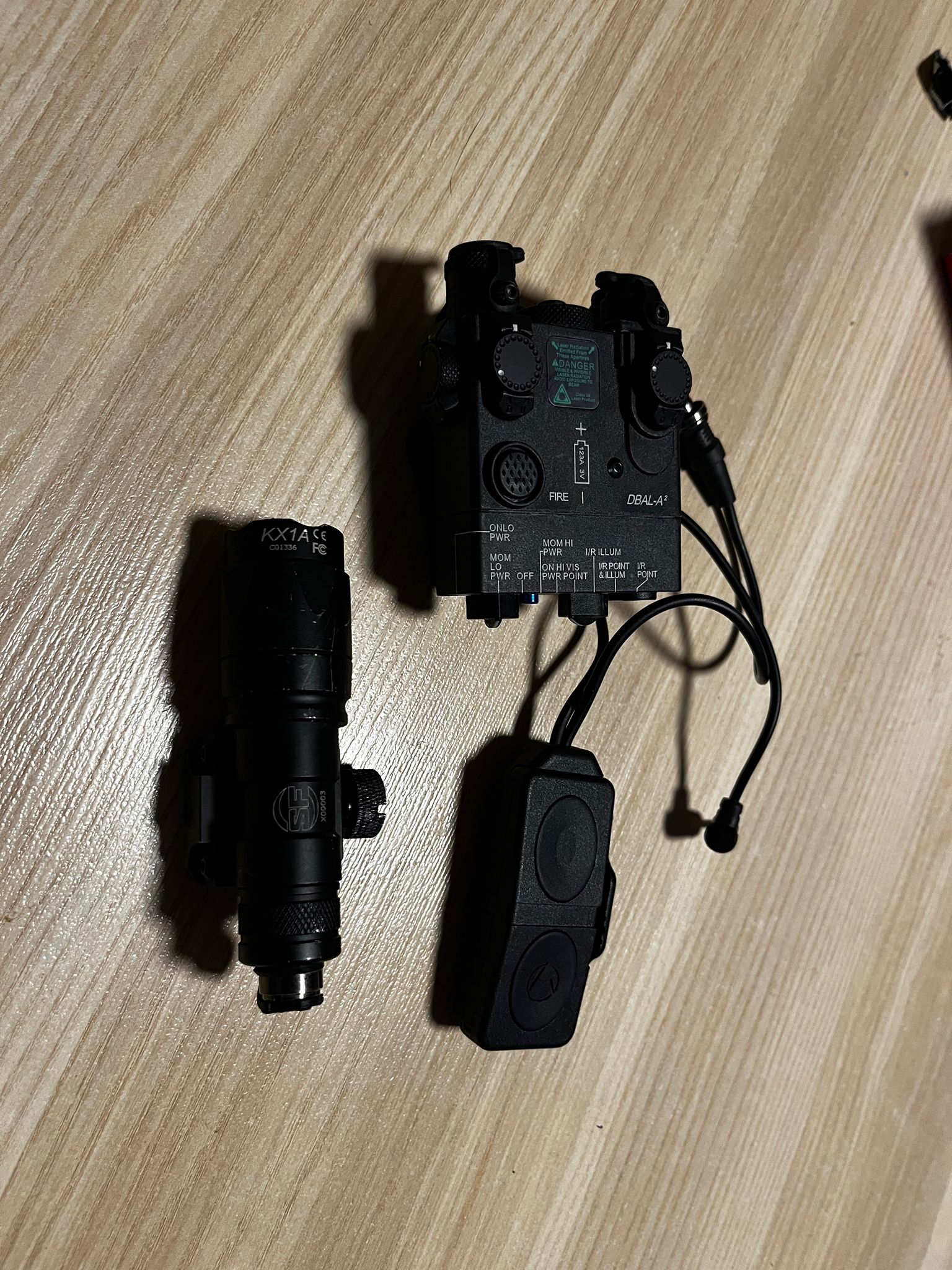 Dbal , latarka , włącznik