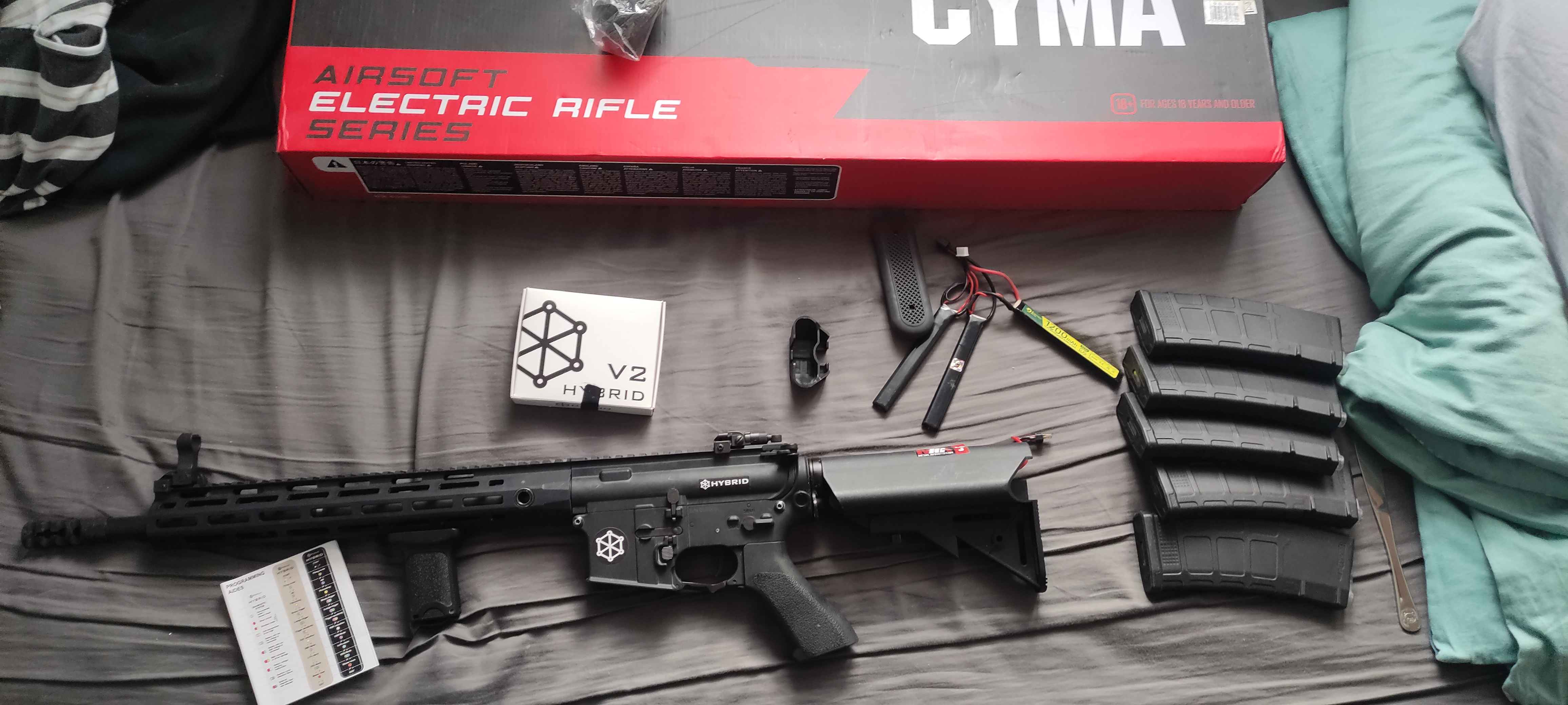 CYMA CM.623 + PERUN HYBRID + modyfikacje | Gotowa do gry | Szybkostrzelna | Okazja