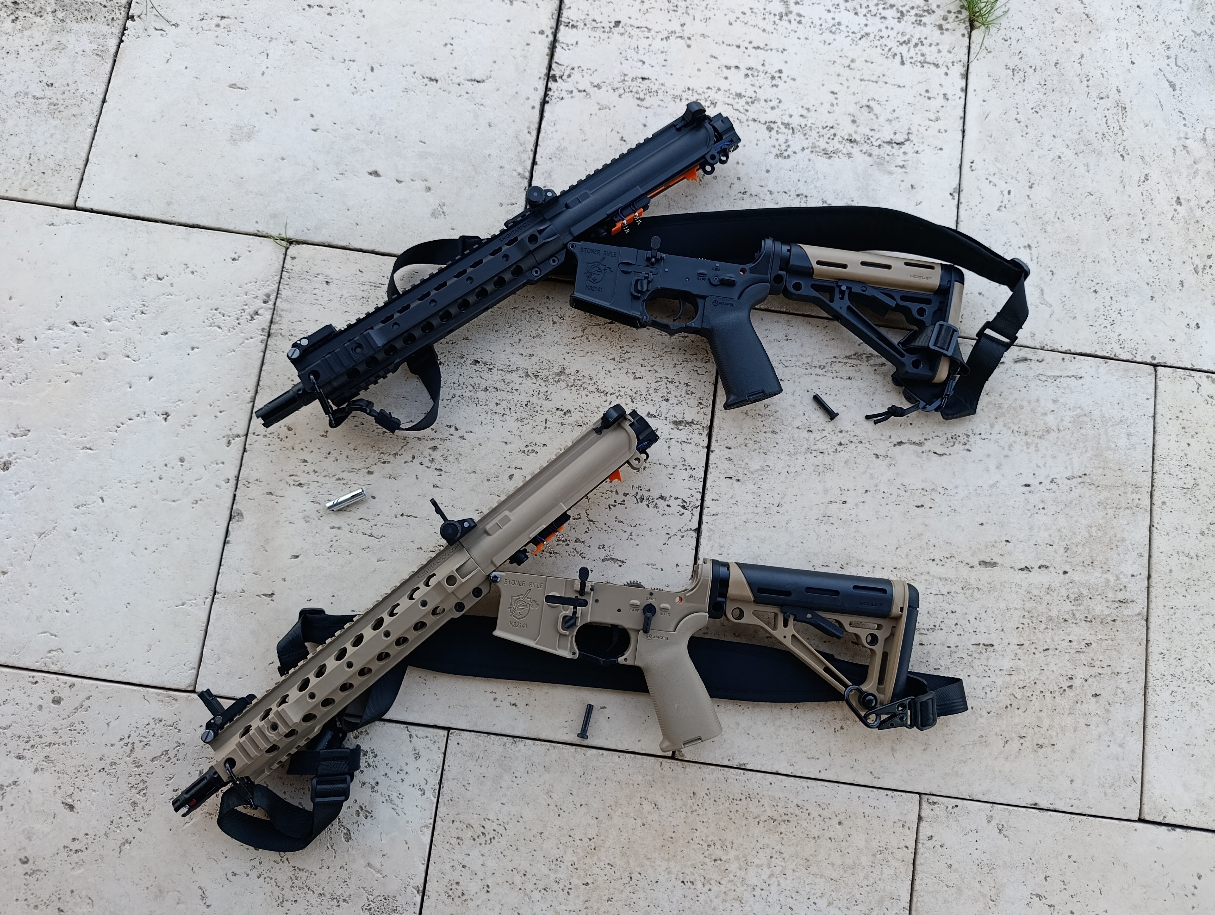 2 Karabiny na kulki żelowe gel blasters najwyższej jakości meta gearbox