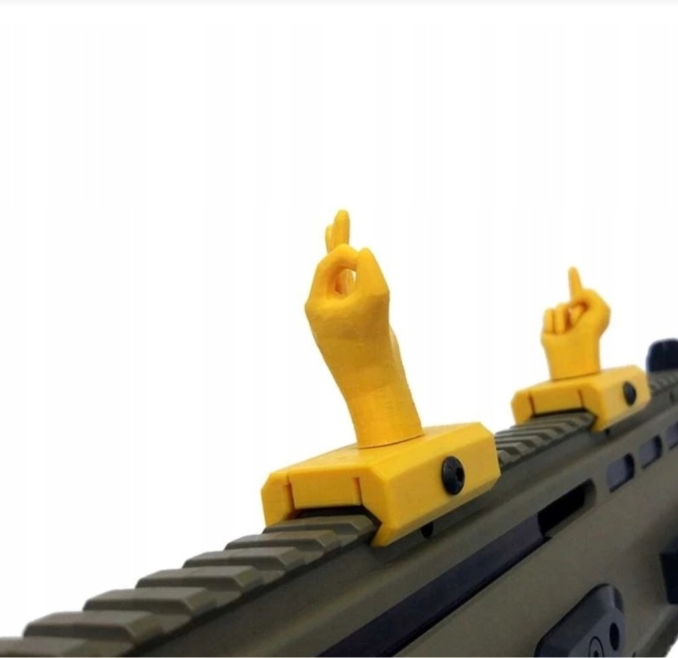 Mechaniczne przyrządy celownicze druk 3D