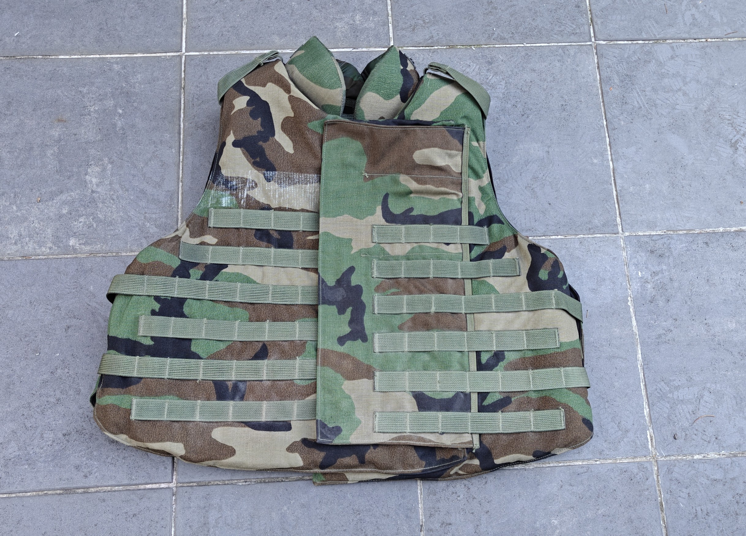 Kamizelkę IBA Interceptor Body Armor Woodland Large + Wkłady US ARMY usmc