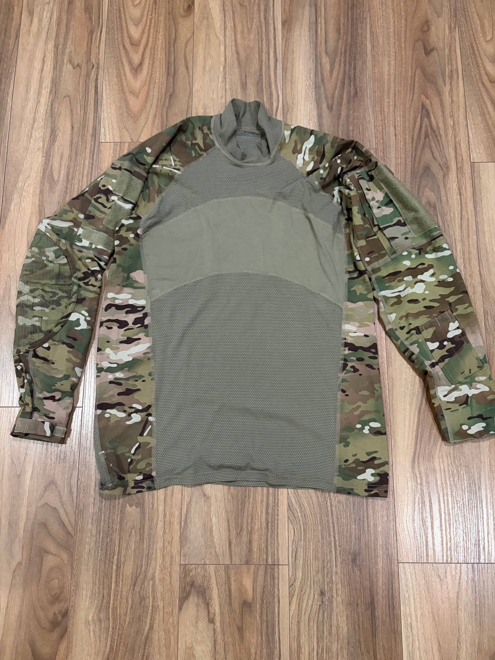 massif flame resistant combat shirt multicam