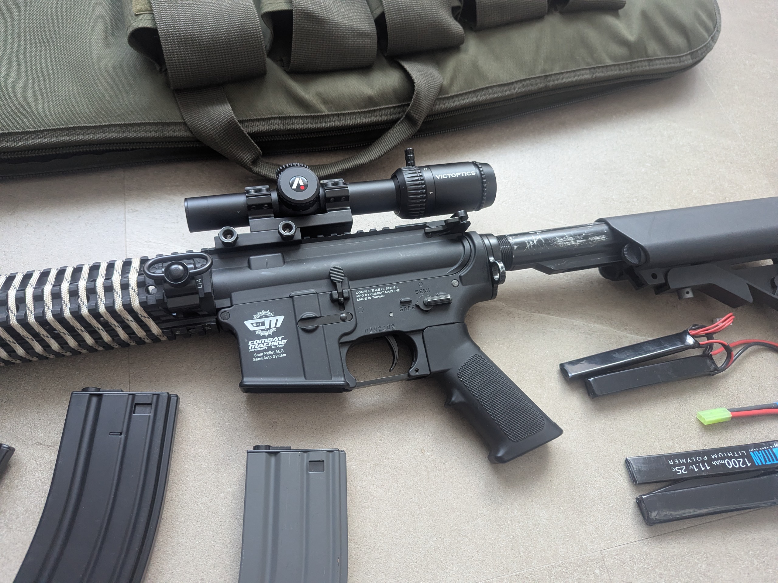 G&G CM16 tunning + dodatki / Zamiana