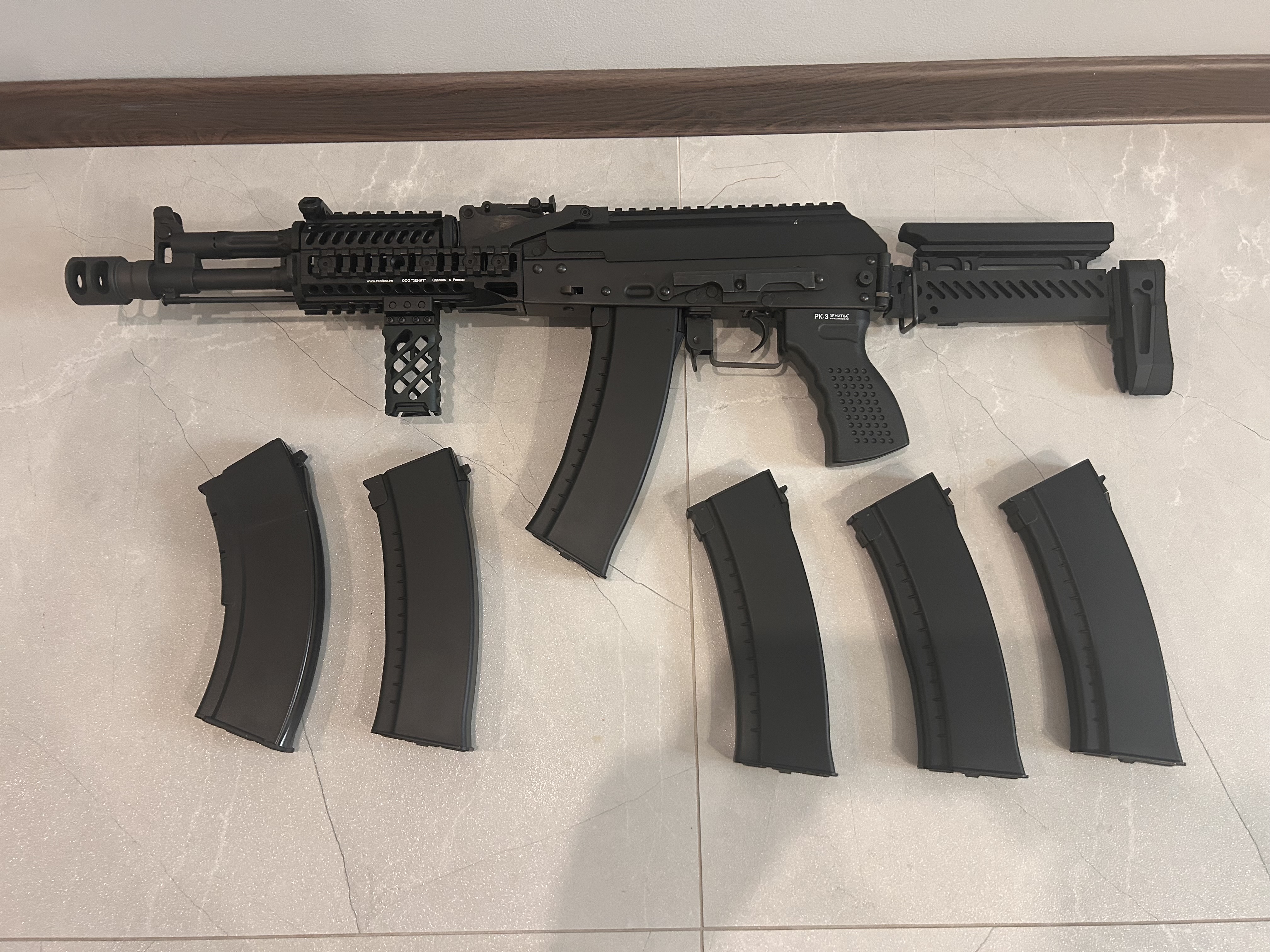 Replika LCT AK 104/105 ZK-104 Zenitco Perun Ifrit + 6 magazynków 1.8J@0.32