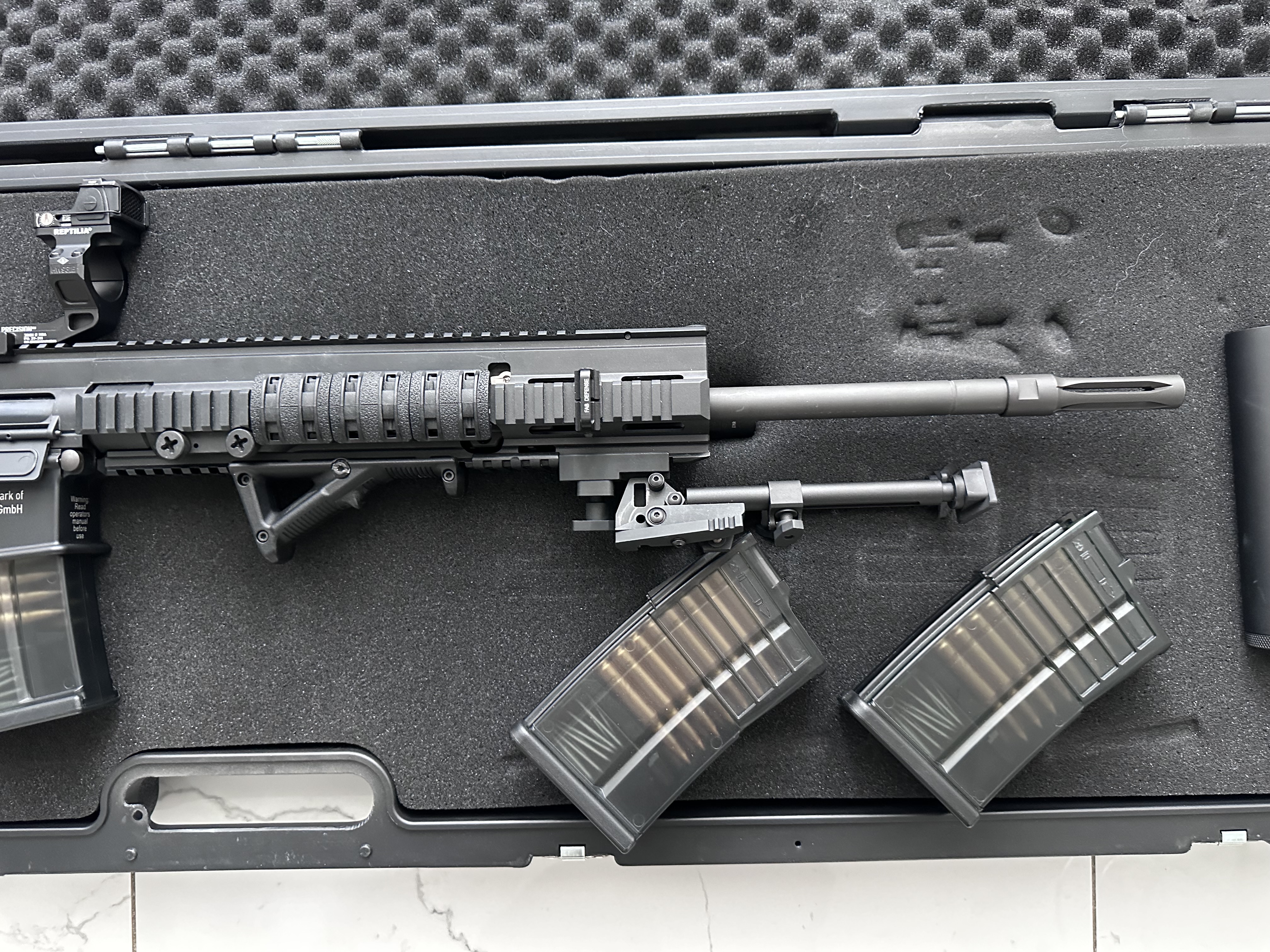 HK417 Sniper V2 Umarex/VFC HK Licensed + dodatki, nieużywany