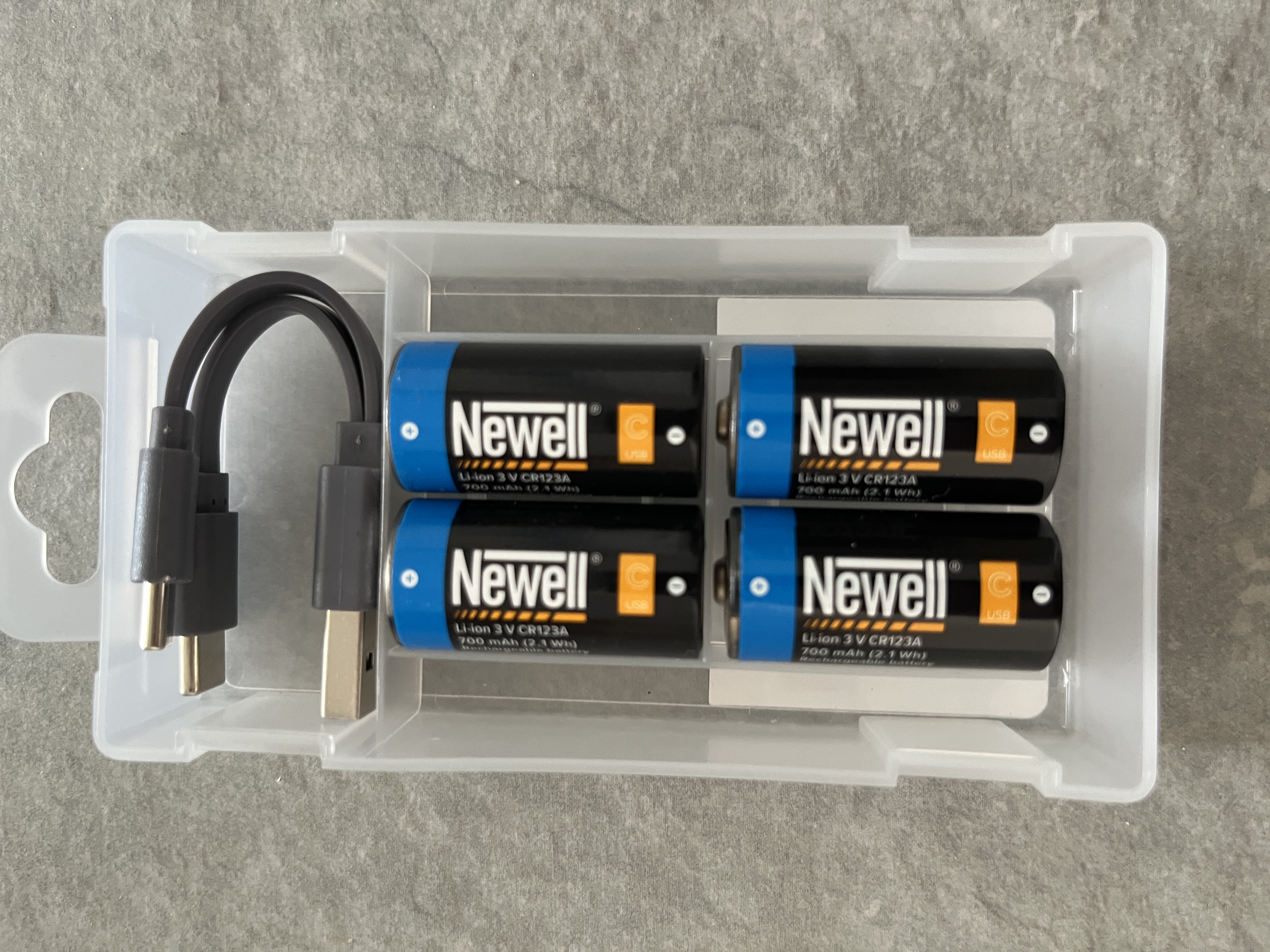 4xCR123A - ładowanie USB-C