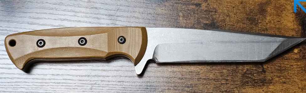 [S/Z] Duży nóż taktyczny INGUL 1 tanto - Greg Forge beżowy N690