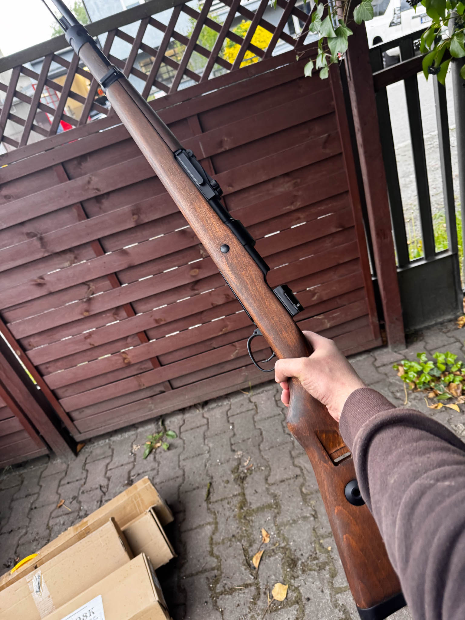 Kar98K - drewniane łoża (green gas)