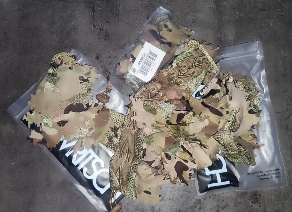 Novritsch ghillie maskowanie Multicam na replikę, lunetę i tłumik NOWE asg