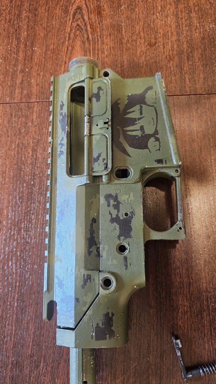 Body SR25 SR-25 A&K DMR, malowanie w anime dziewczynki