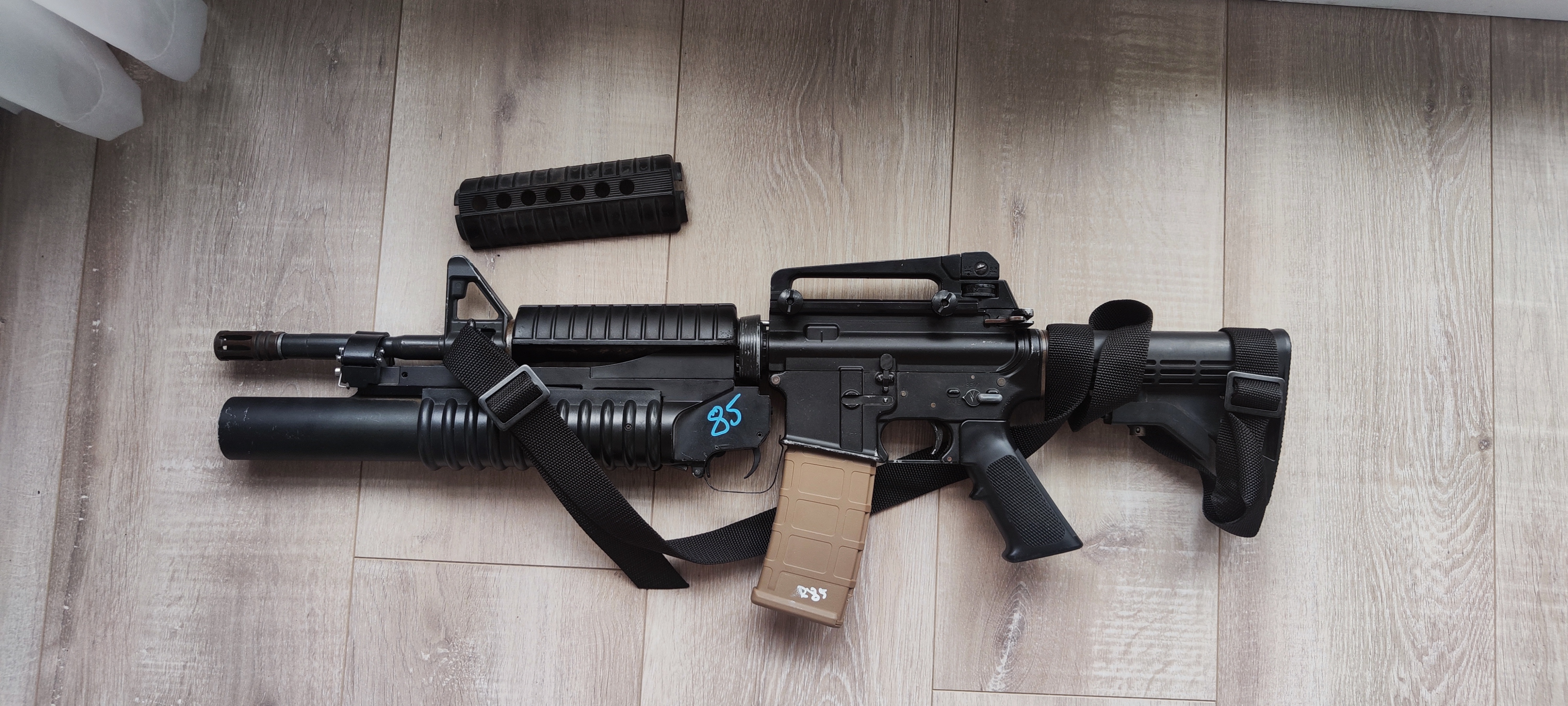 WE M4A1+BOYI M203 // GBBR Cena do nego