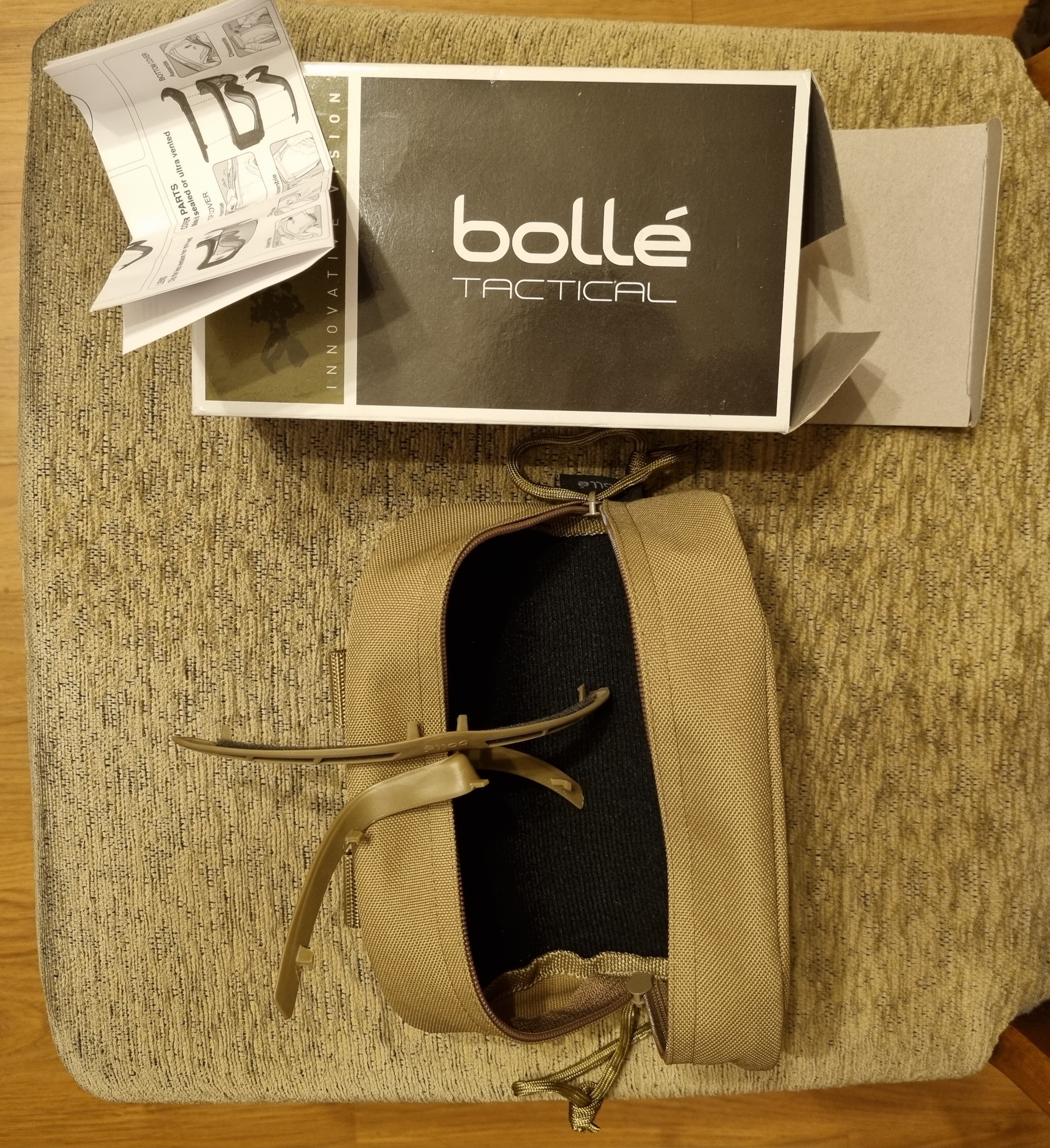 Bolle x810 pokrowiec i zaślepki - coyote