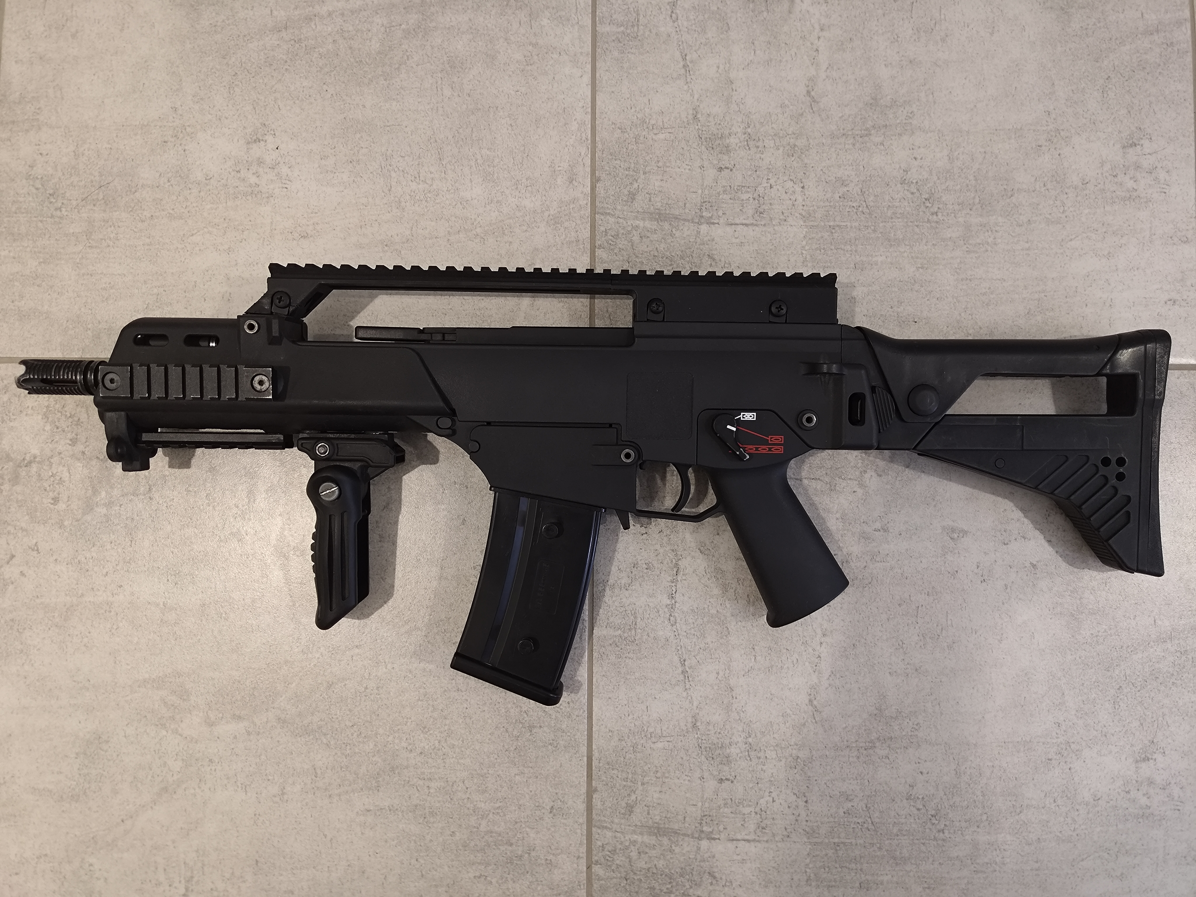 G36C WE, AEG (tuning wytrzymałościowy ~1,15 J)