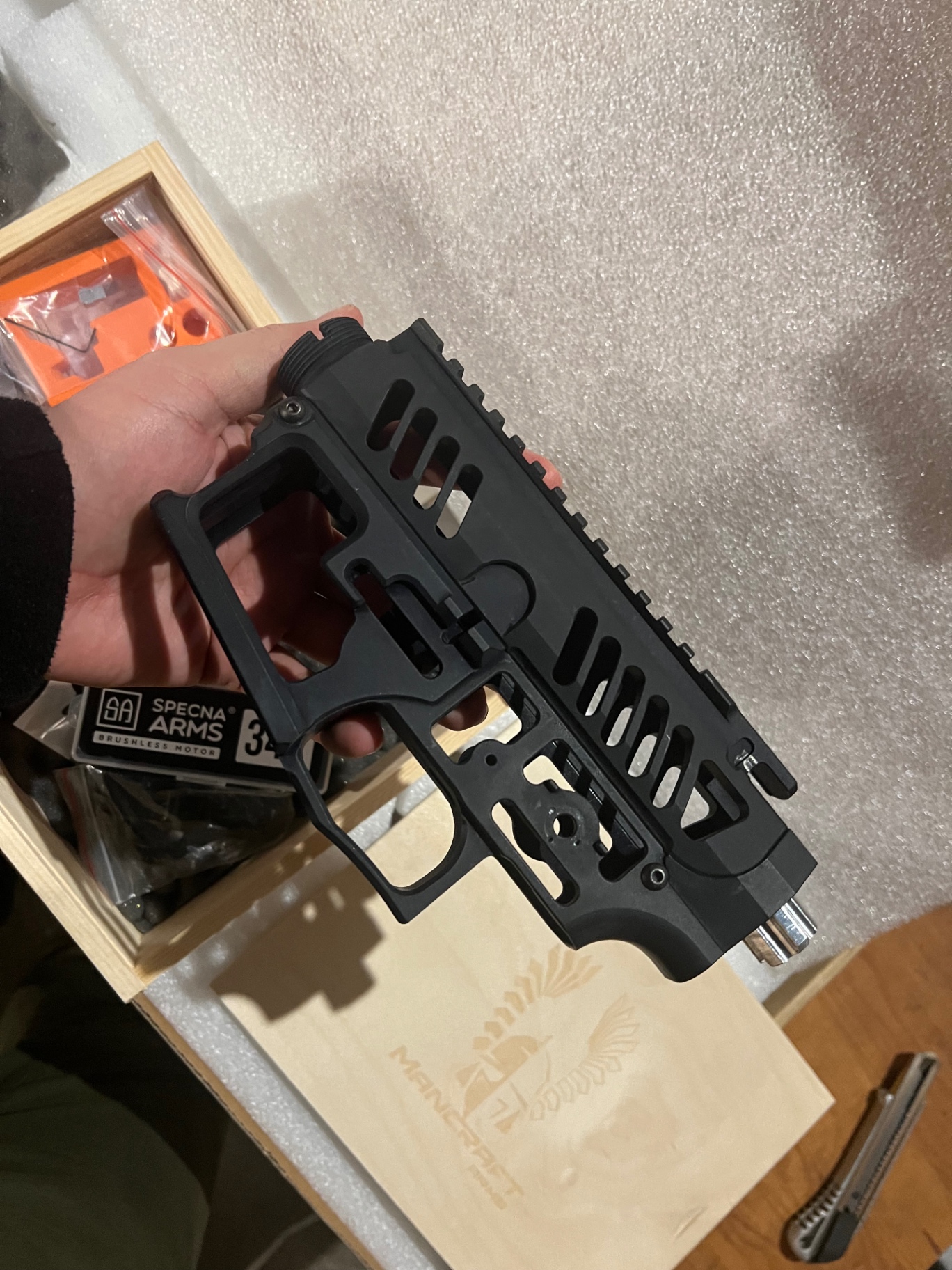 Sprzedam Mancraft CNC body skeleton M4 AR15 czarne / Giełda ASG