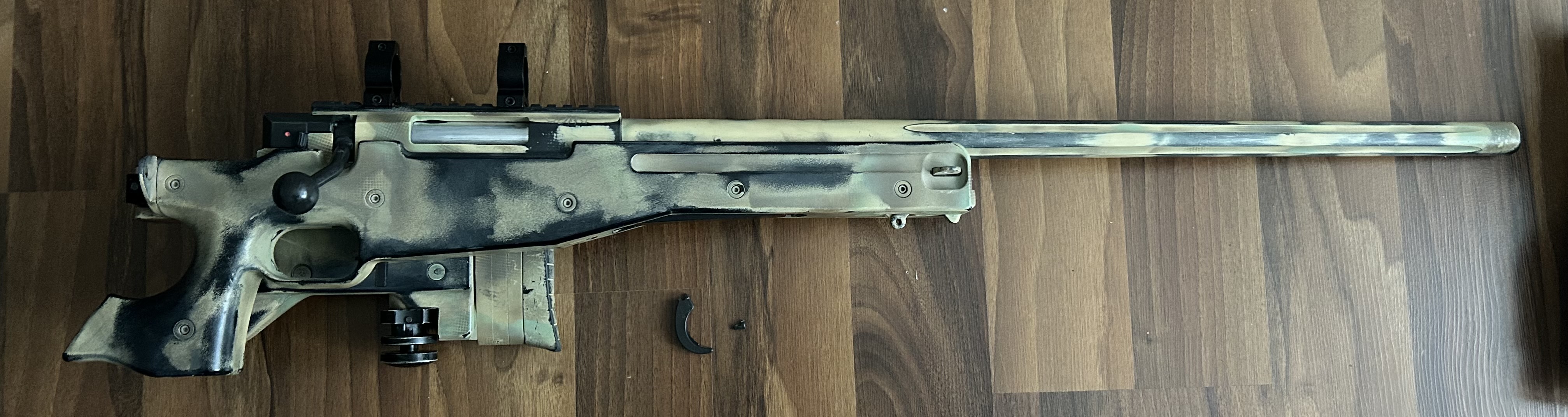 Karabin snajperski mb08 well l96 plus ghillie zamiana