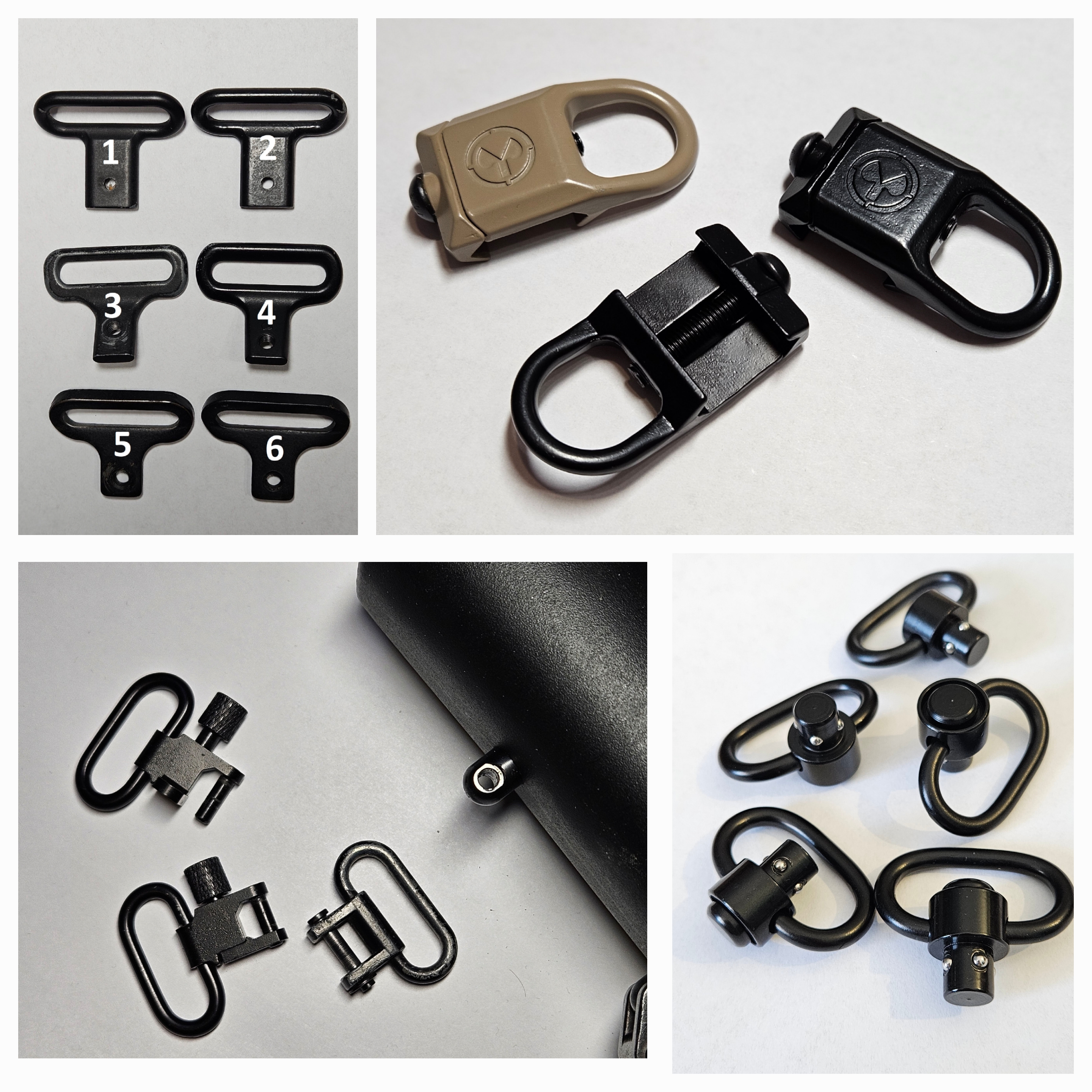 Uchwyt zawieszenia zaczep na bączek, QD, Key-Mod, M-Lok, Magpul RAS