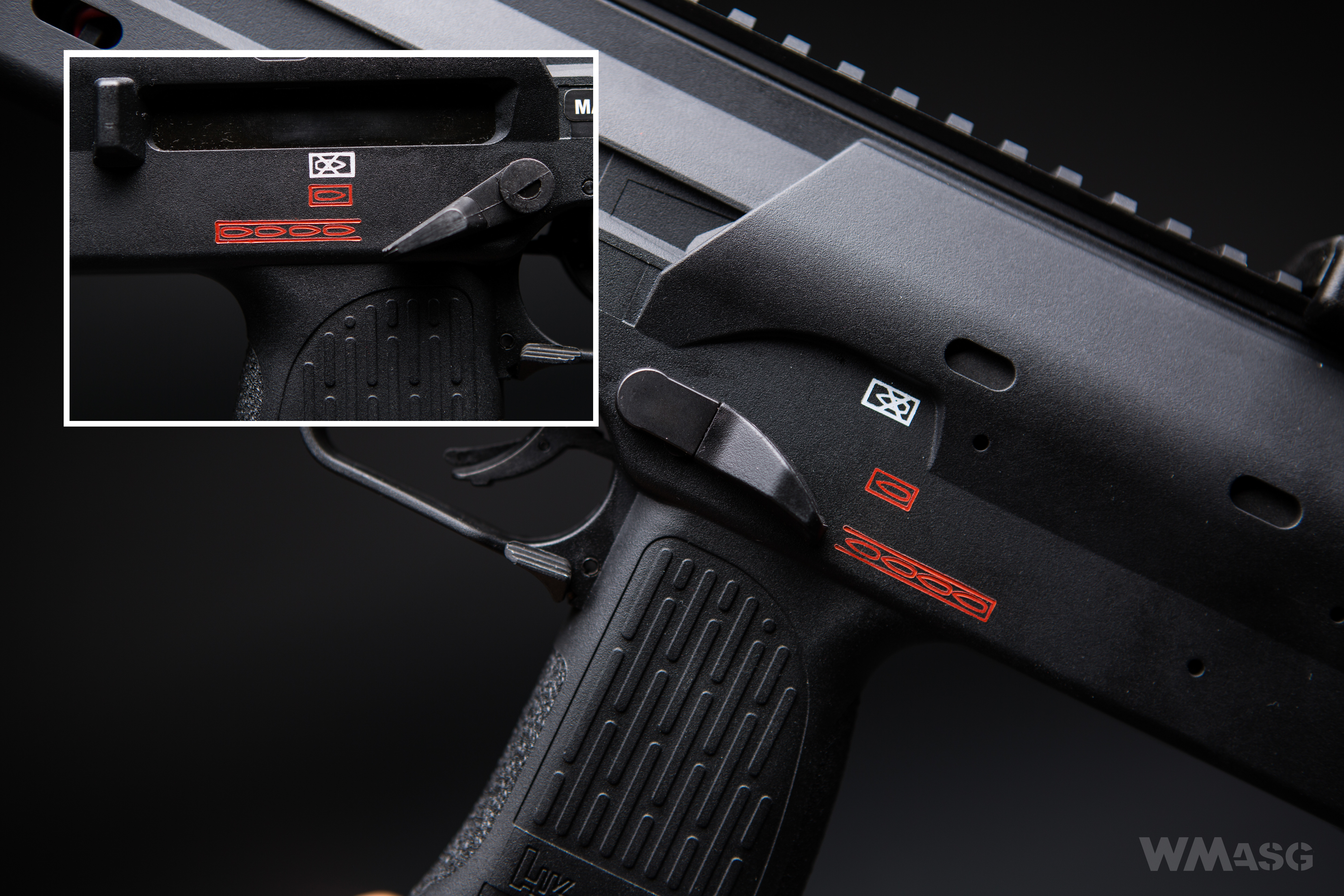 HK MP7A1 AEG - Umarex/VFC - z zewnątrz