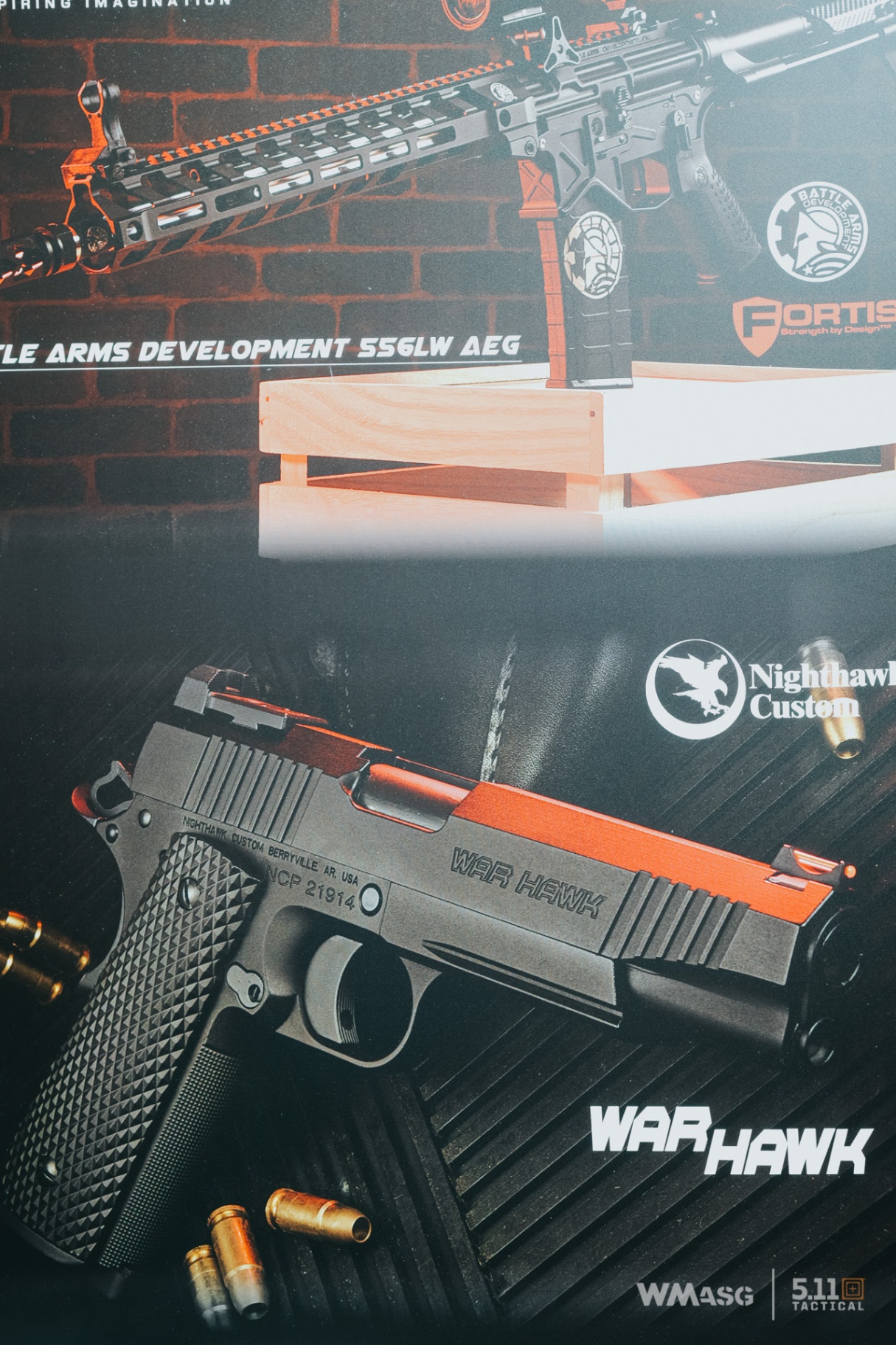 Red Wolf Airsoft z licencjonowanymi produktami własnej produkcji.