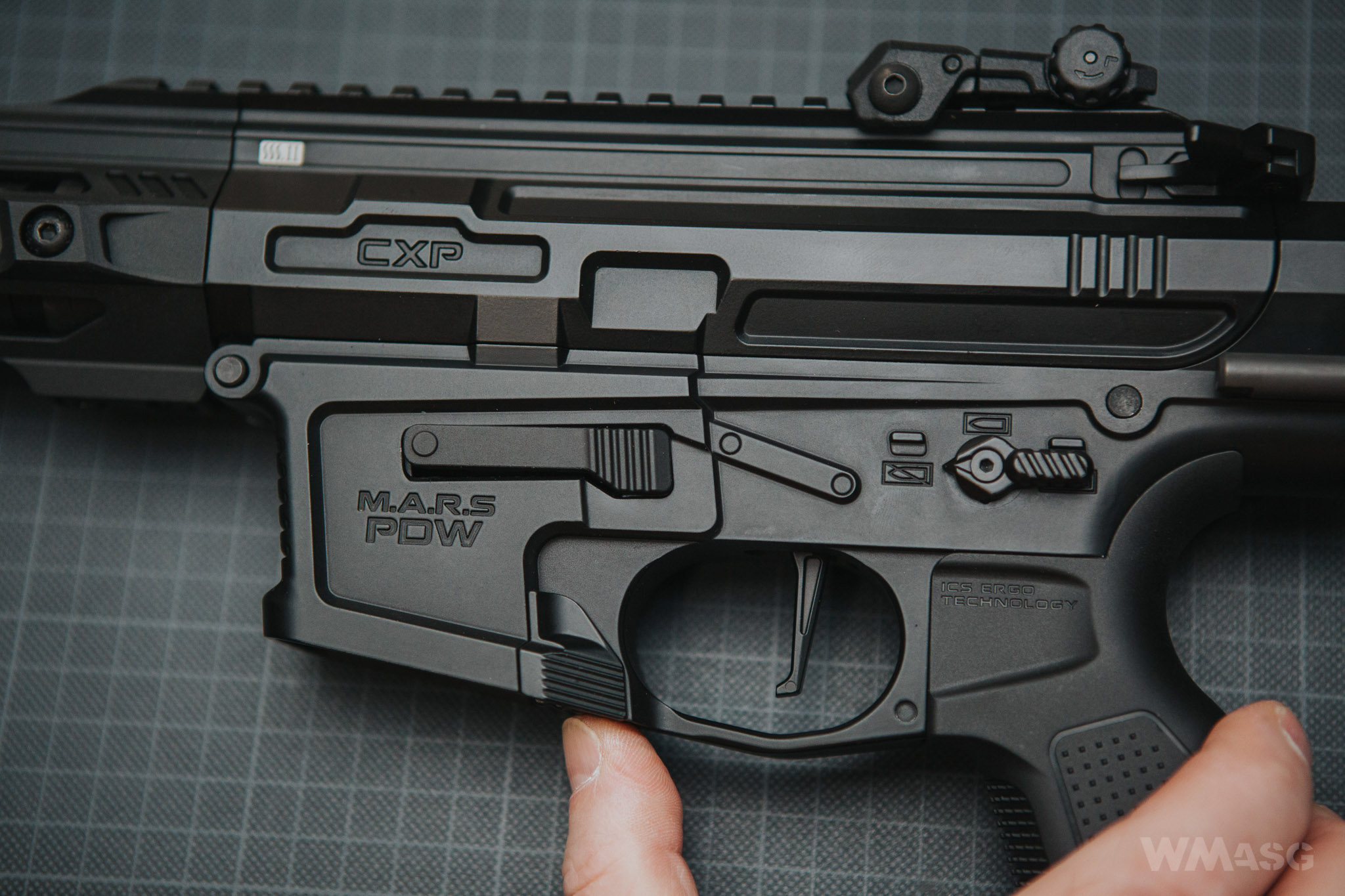 ICS CXP-MARS PDW9 z zewnątrz