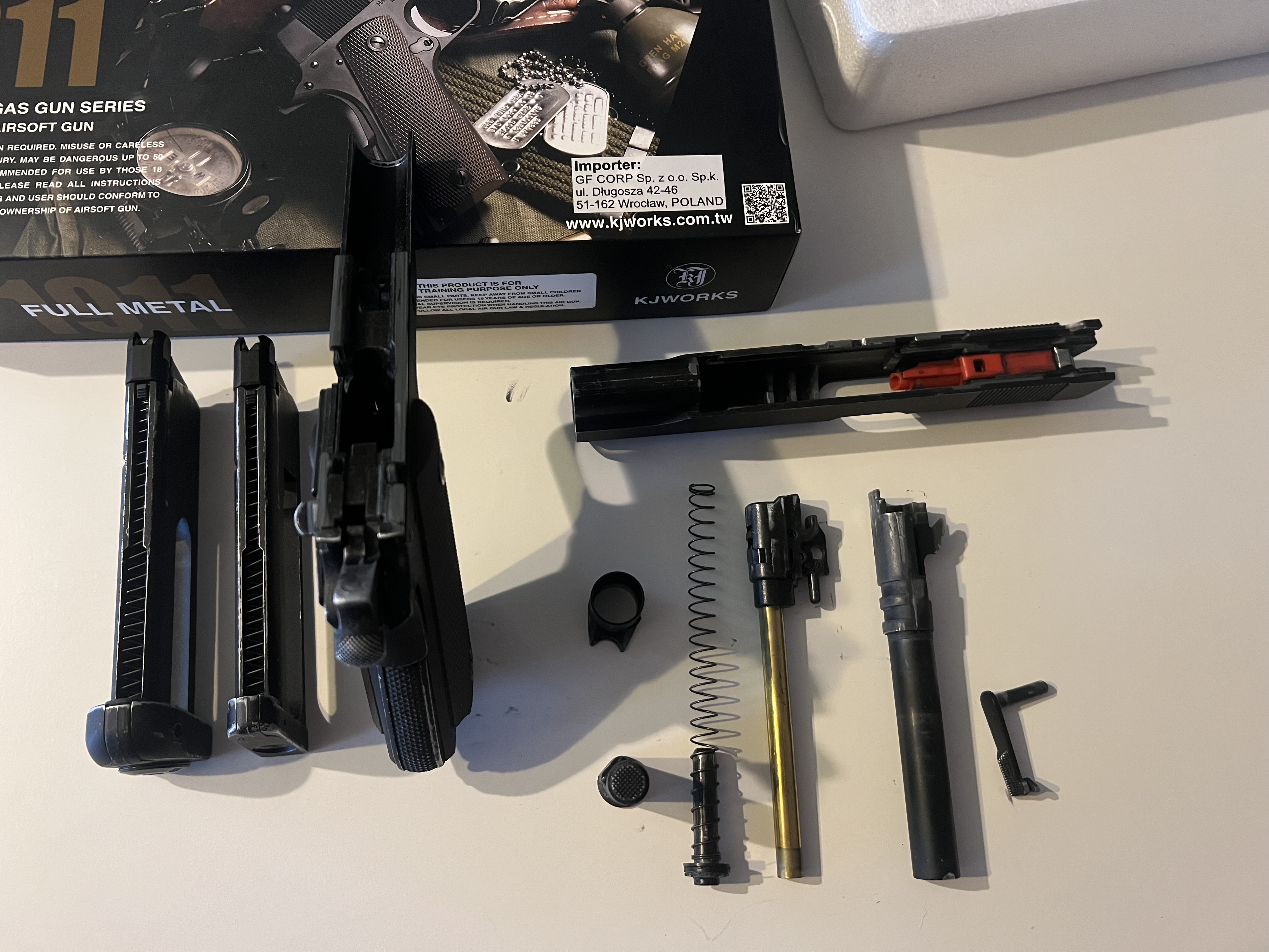 Replika asg kjw colt 1911