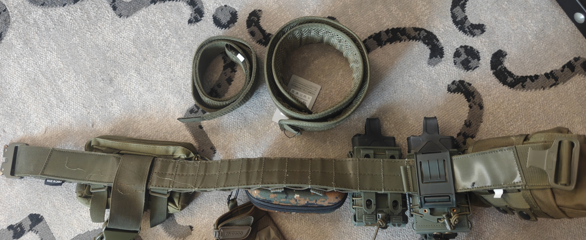 Pas laser cut molle 3 częściowy